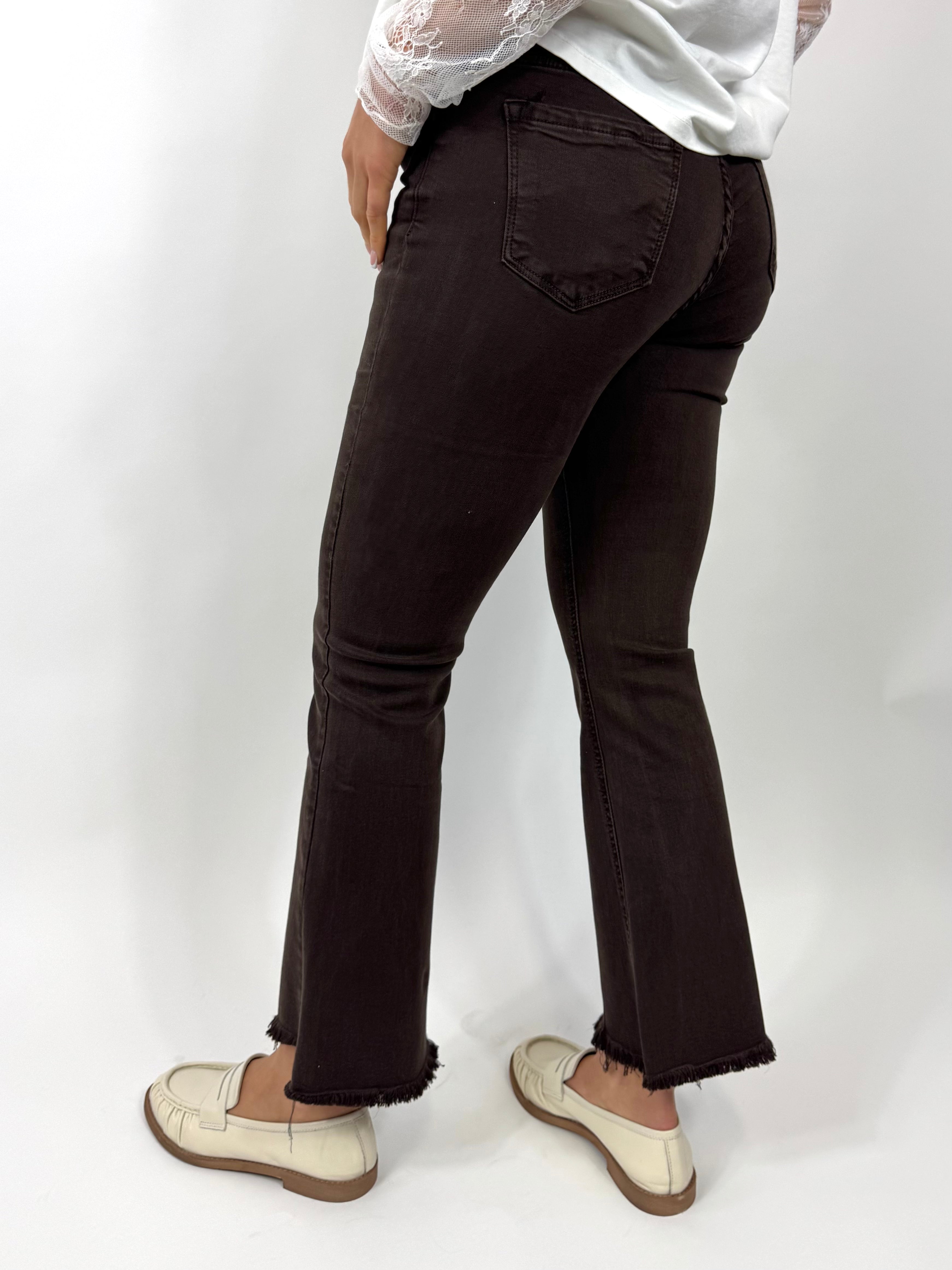 SUSY MIX PANTALONE TROMBETTA MORO