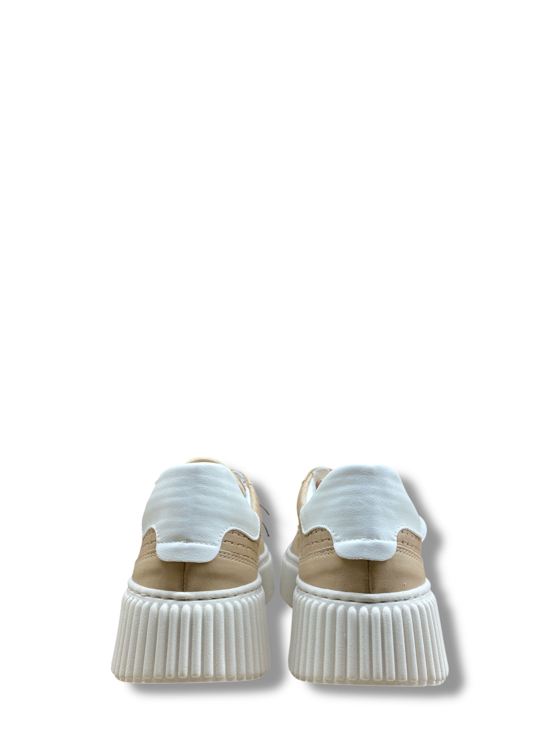 MÈLINÈ SNEAKERS PELLE SABBIA