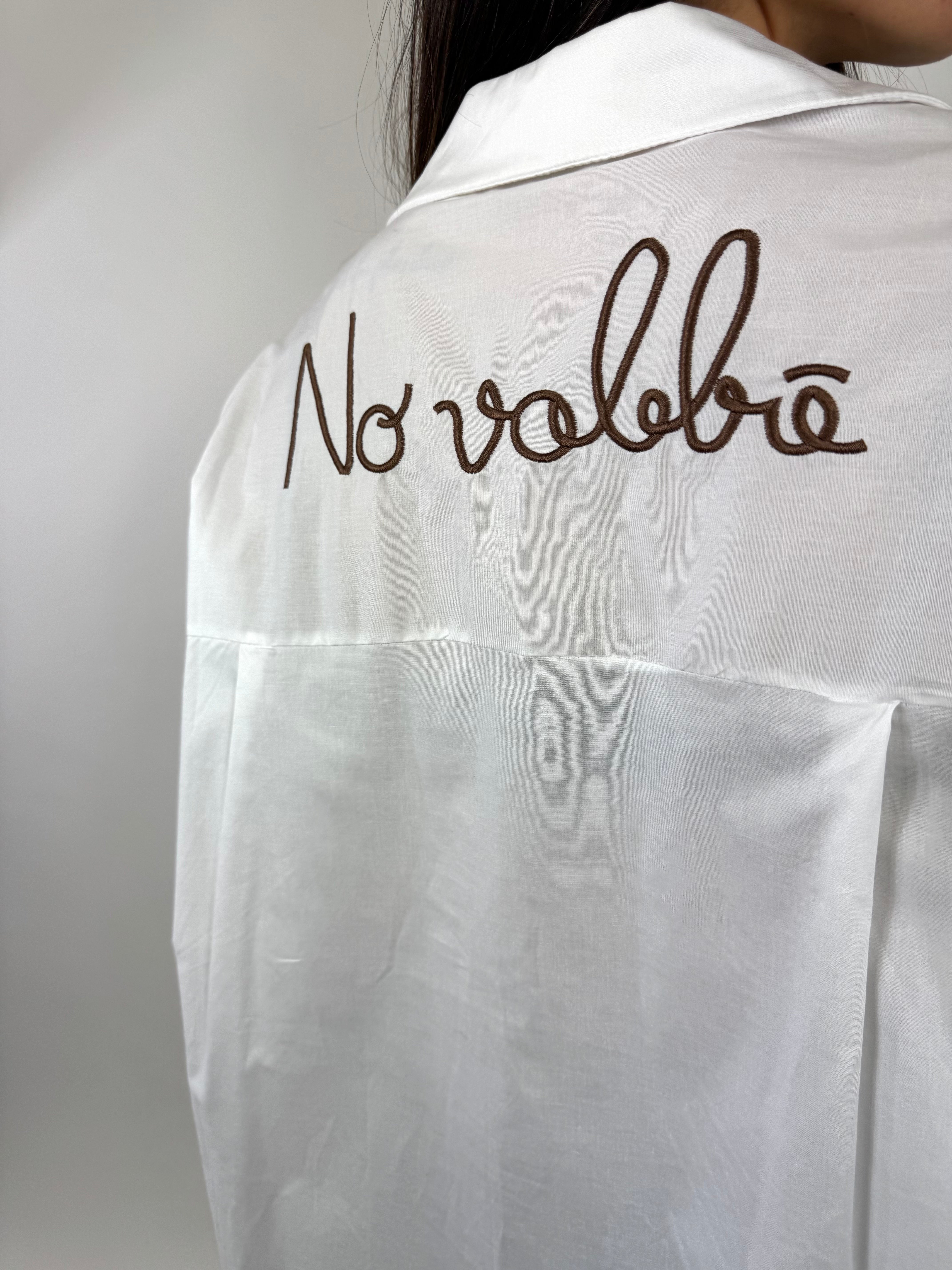 CECILE CAMICIA ‘NO VABBÈ’ BIANCA
