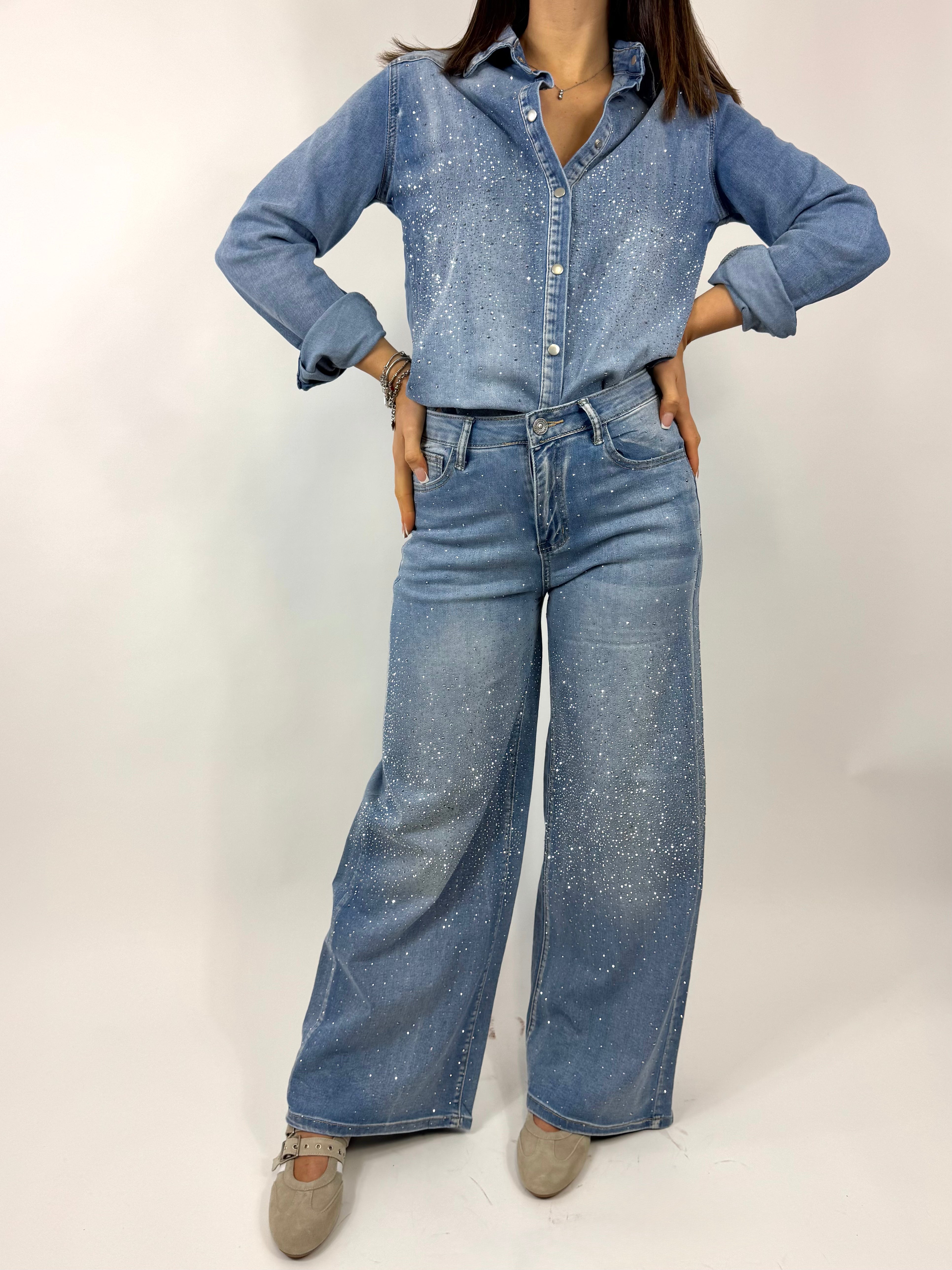 CECILE JEANS CON STRASS