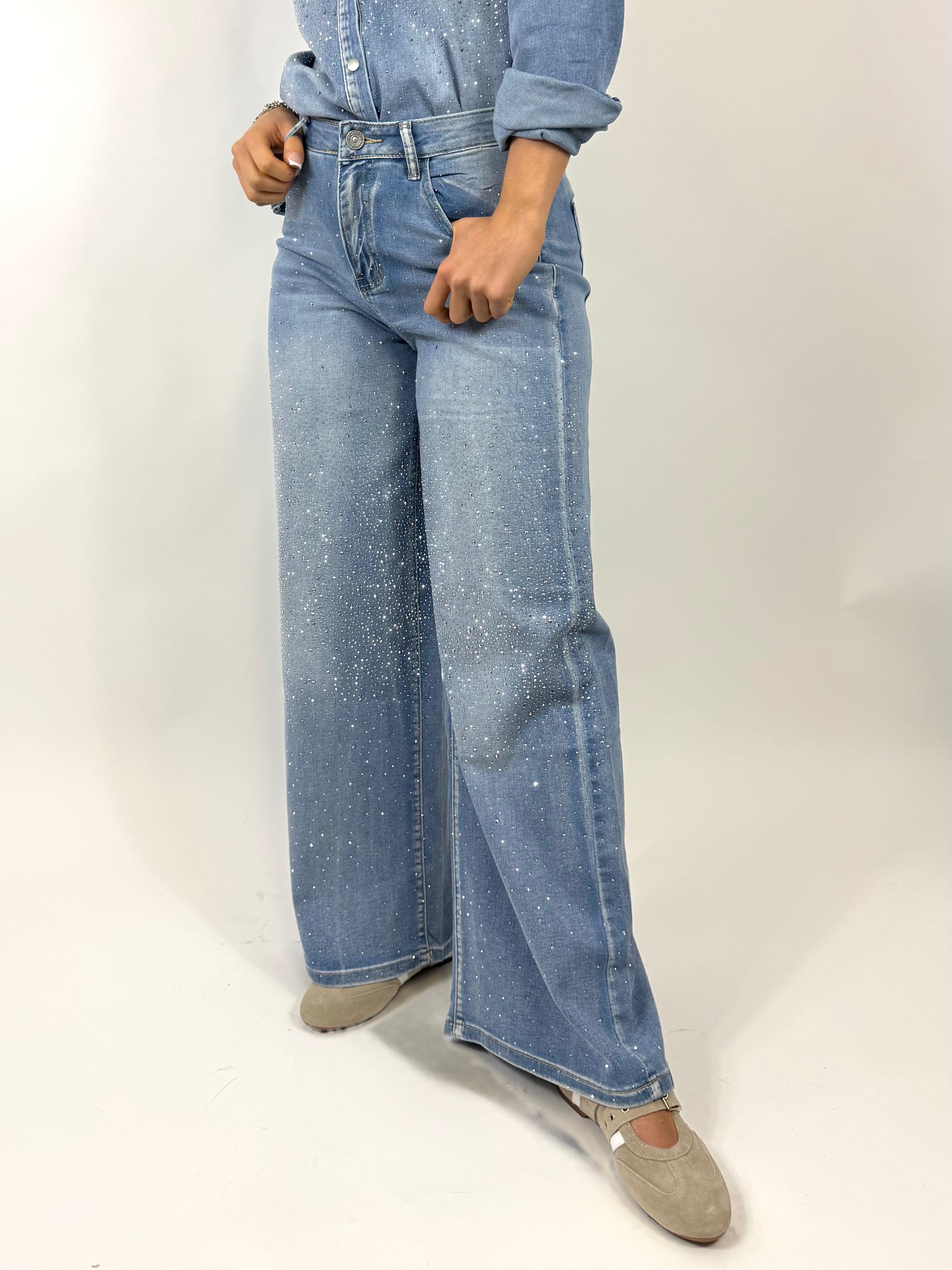 CECILE JEANS CON STRASS
