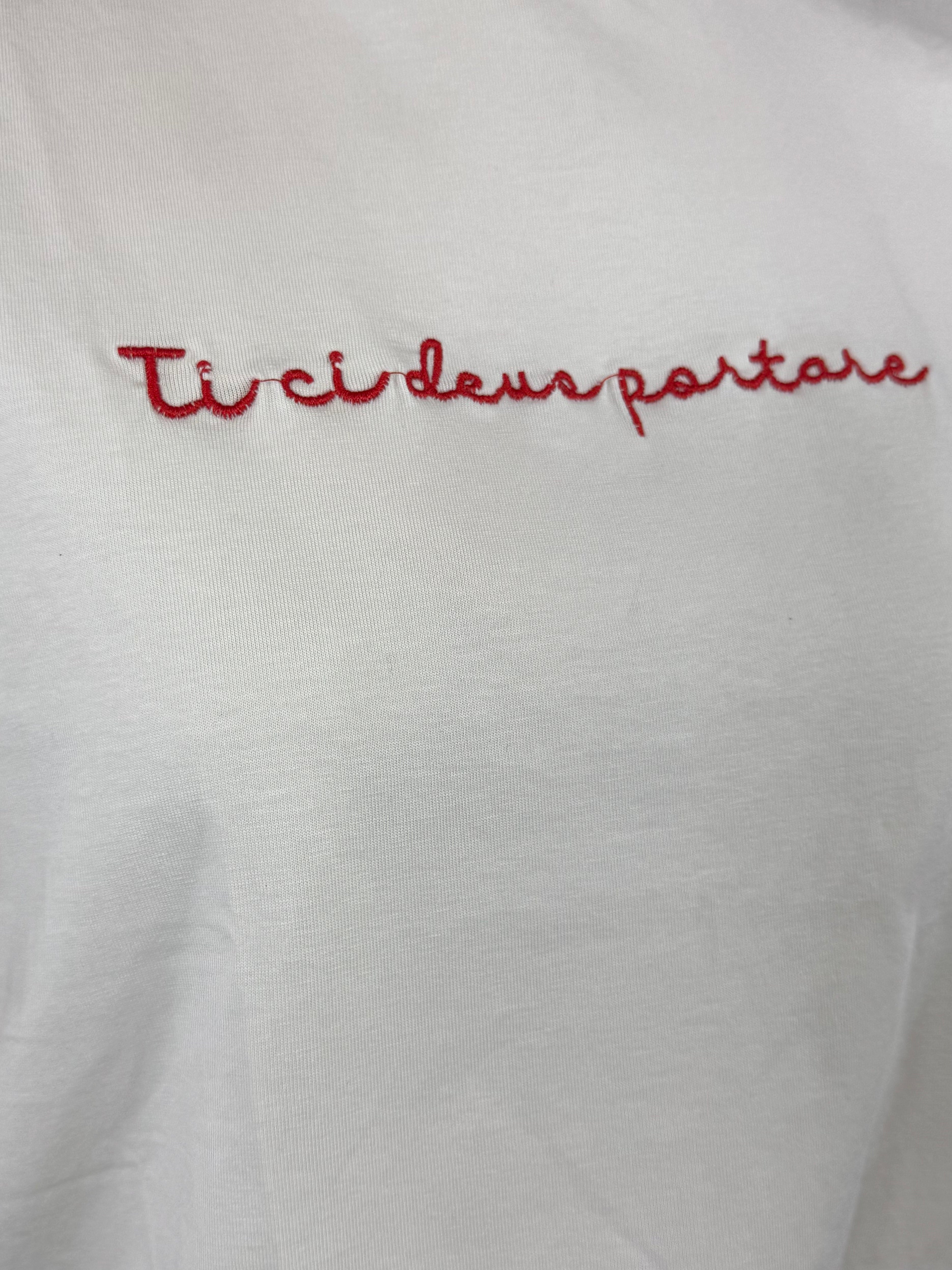 CECILE T-SHIRT ‘TI CI DEVO PORTARE’