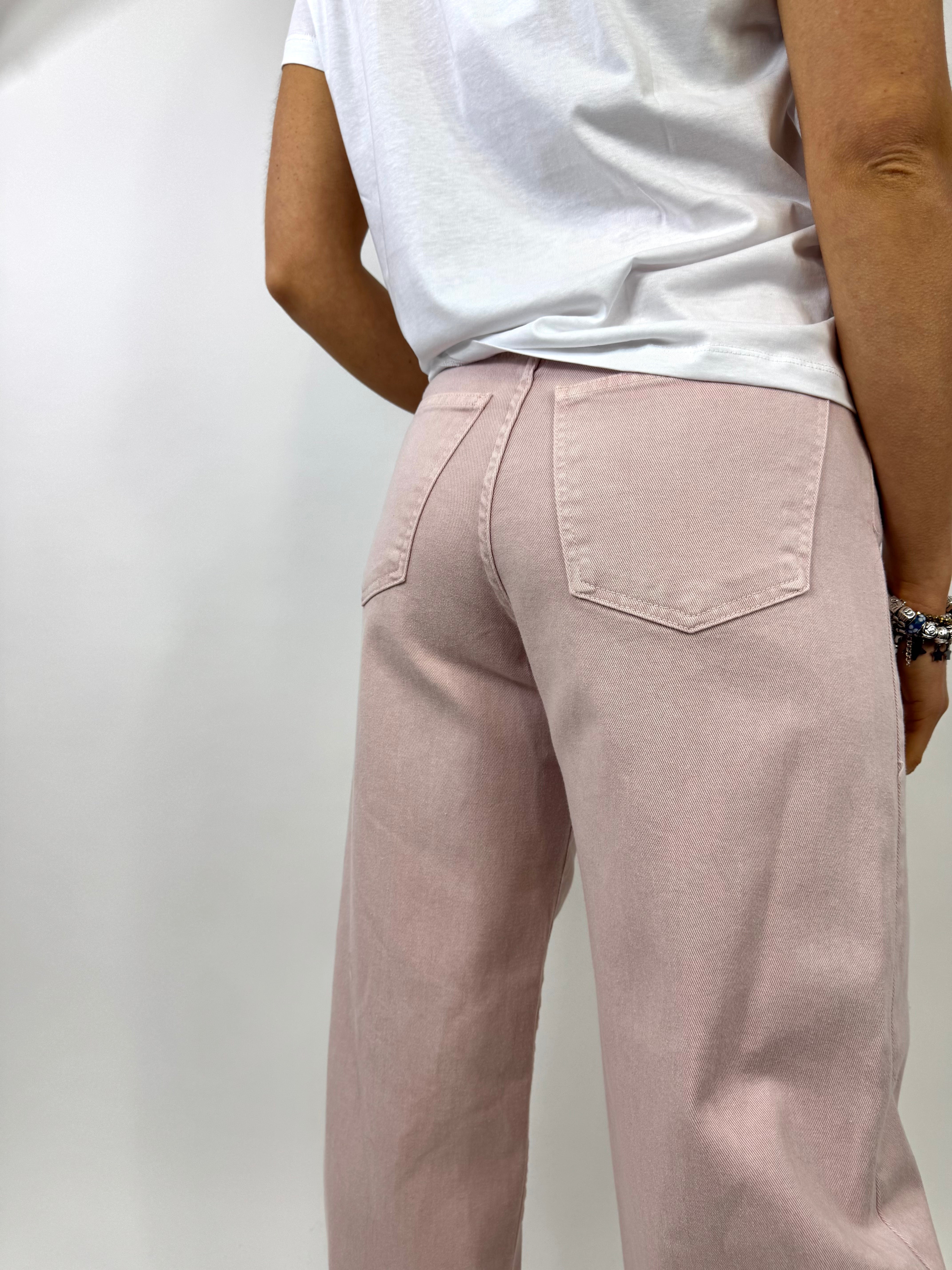 SUSY MIX JEANS WIDE LEG ROSA