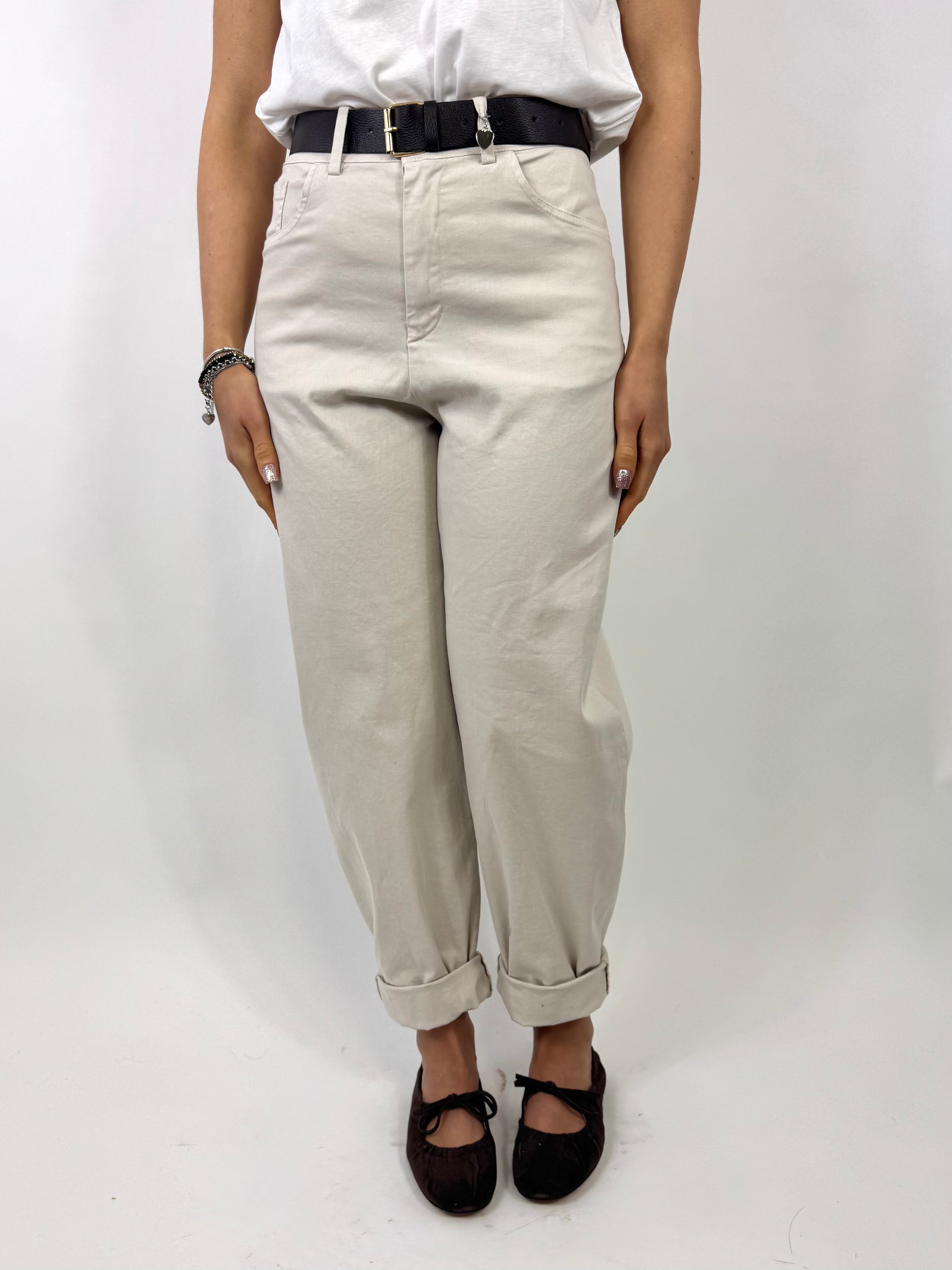 SUSY MIX PANTALONE SABBIA