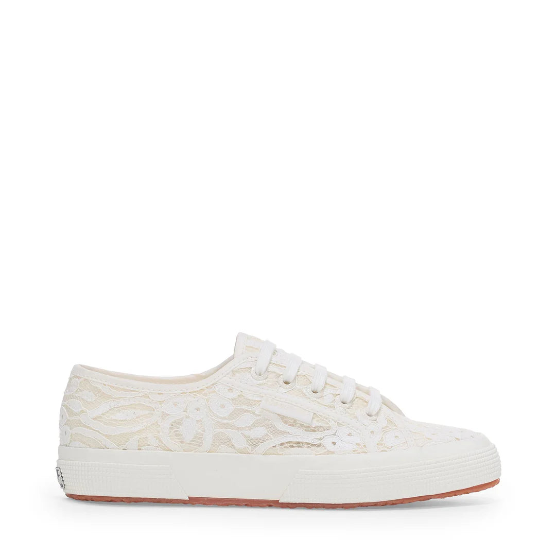 SUPERGA SNEAKERS 2750 MACRAMÈ AVORIO WHITE