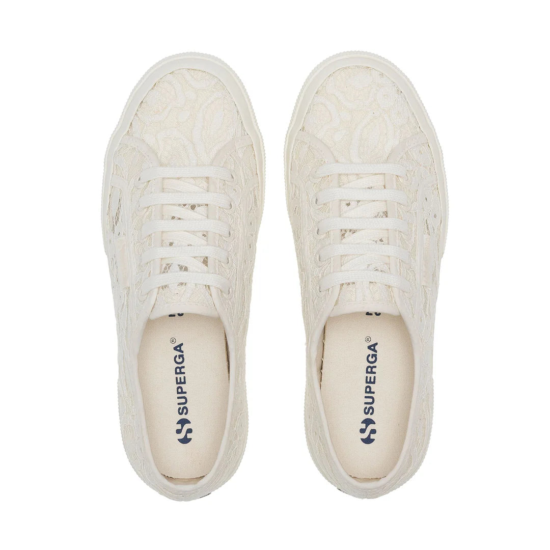 SUPERGA SNEAKERS 2750 MACRAMÈ AVORIO WHITE