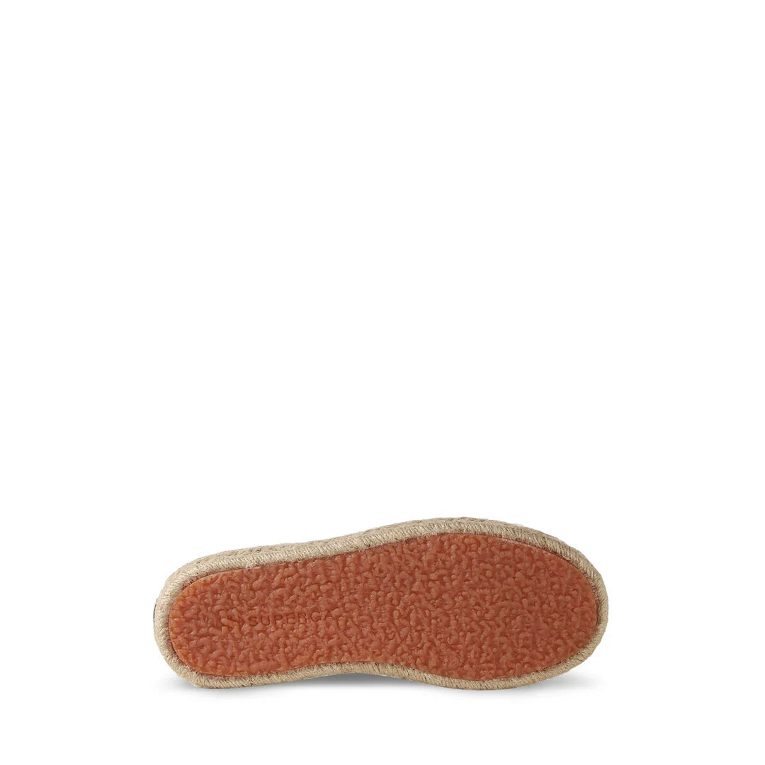 SUPERGA SNEAKERS DONNA BIANCO PLATFORM CORDA