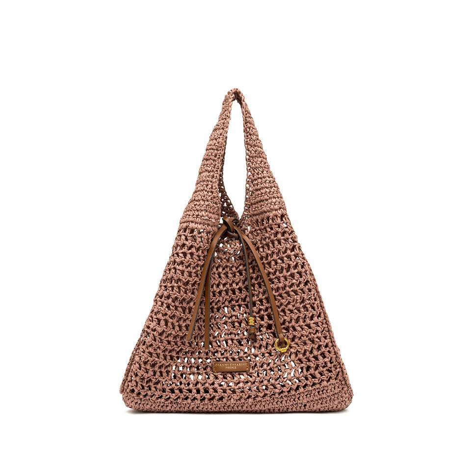 GIANNI CHIARINI BORSA NEFELI A SPALLA BLUSH
