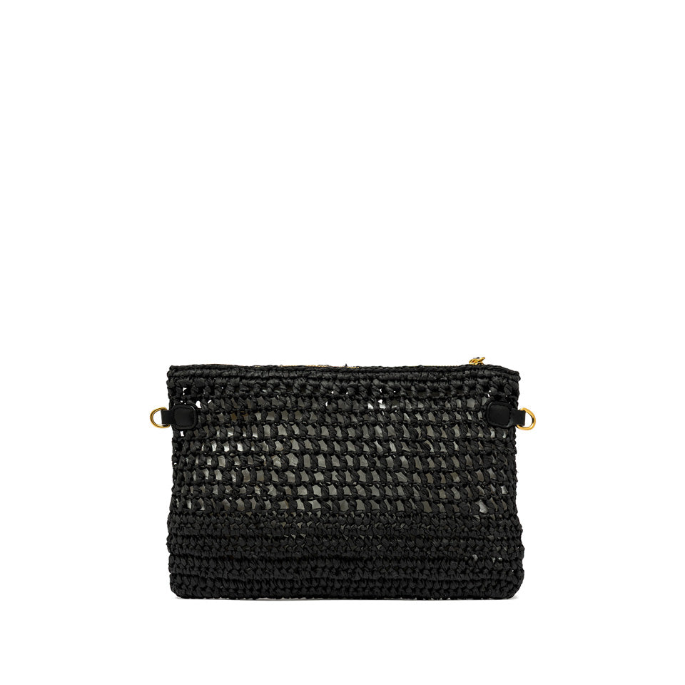 GIANNI CHIARINI POCHETTE NEFELI NERA
