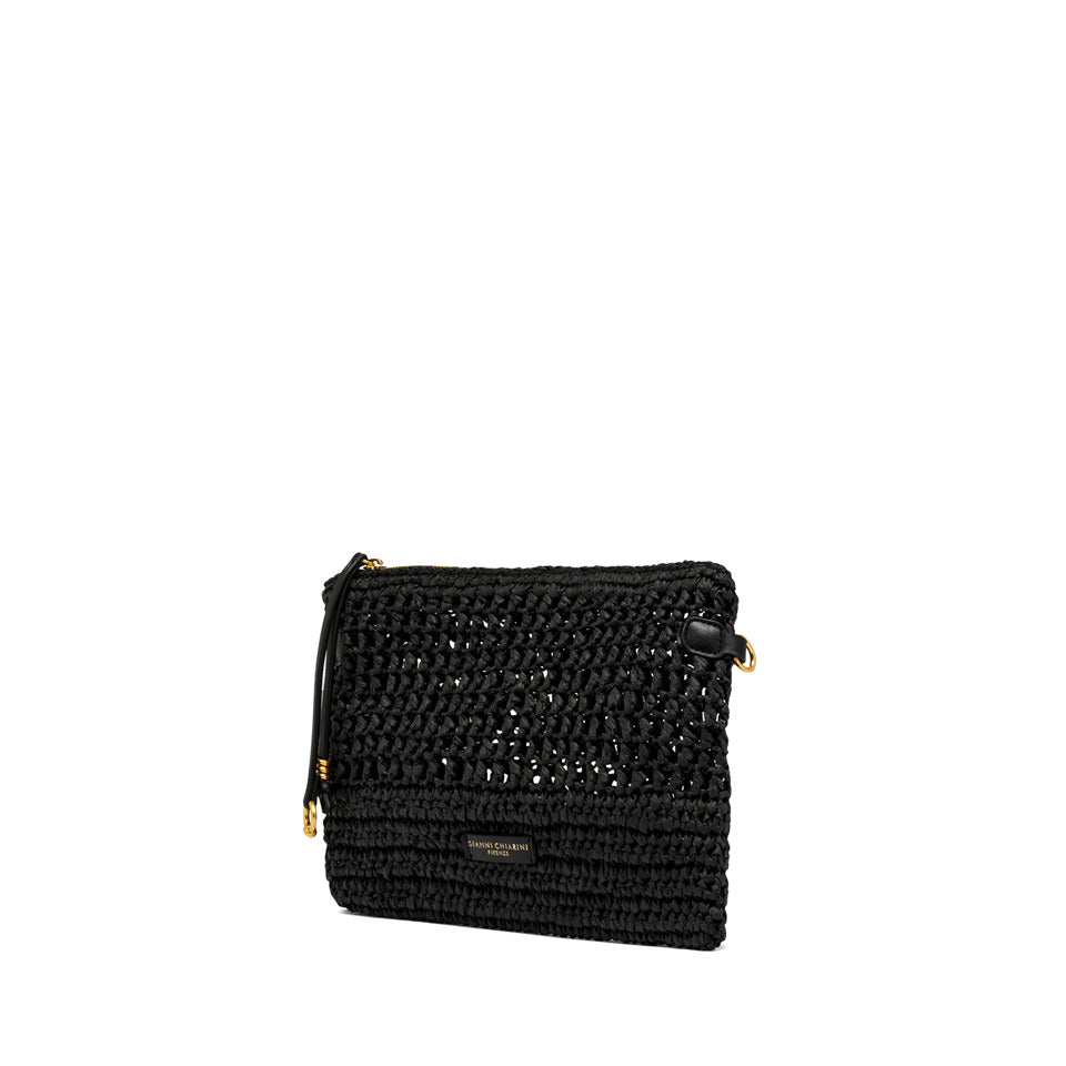 GIANNI CHIARINI POCHETTE NEFELI NERA