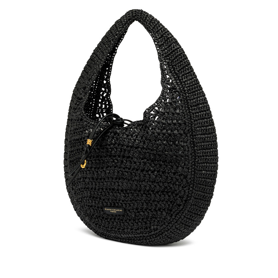 GIANNI CHIARINI BORSA A SPALLA NEFELI NERO