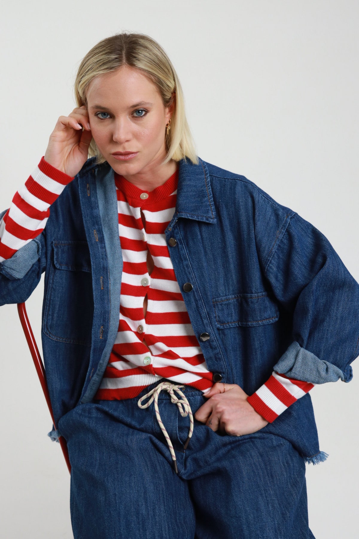SUSY MIX CAMICIA JEANS OVER