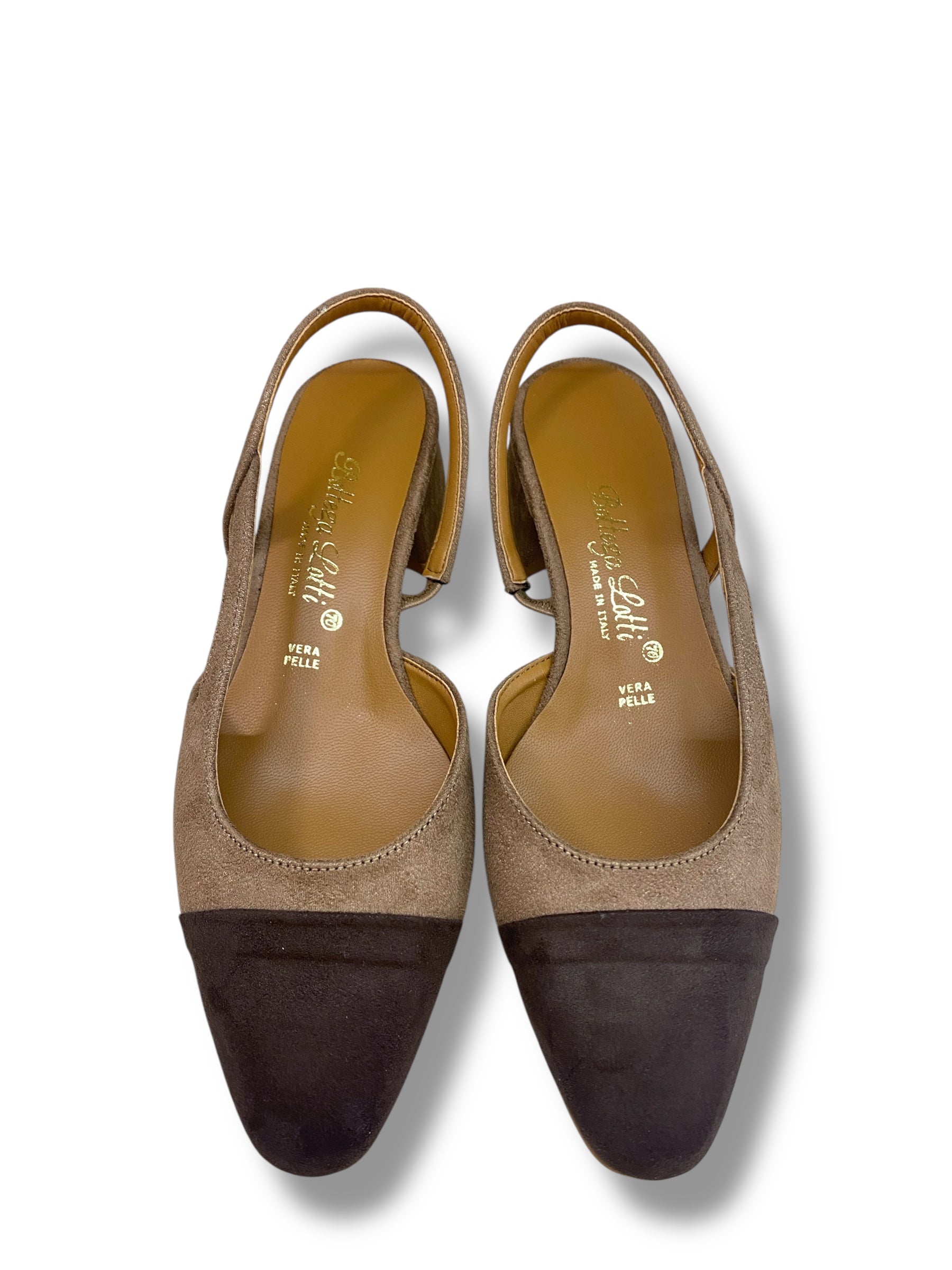 BOTTEGA LOTTI CHANEL BICOLOR TACCO BASSO