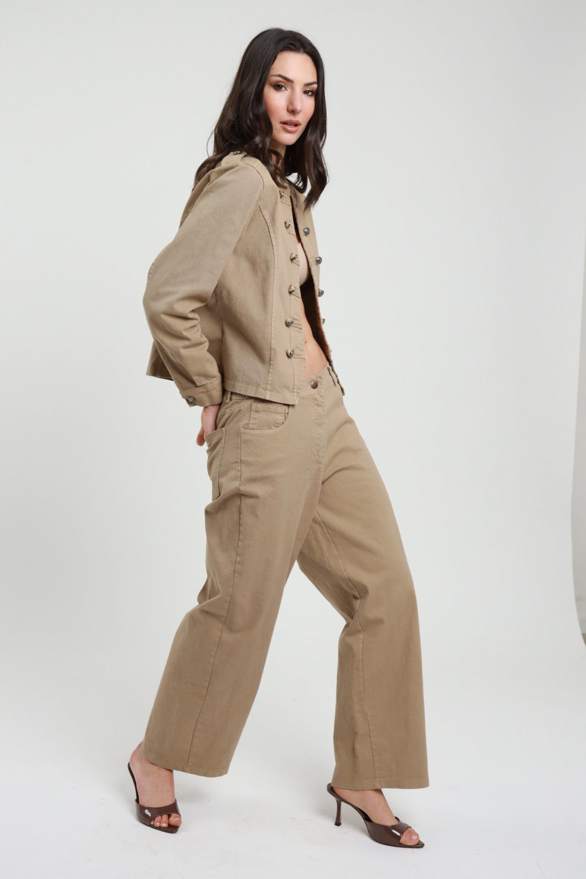 SUSY MIX PANTALONE CAMMELLO