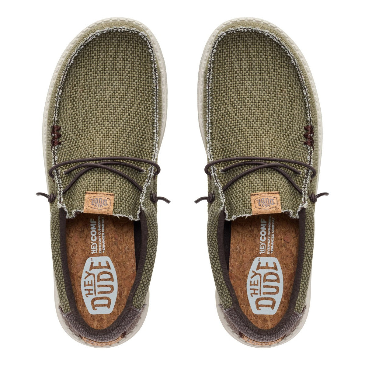 HEY DUDE WALLY BRAIDED BURNT OLIVE