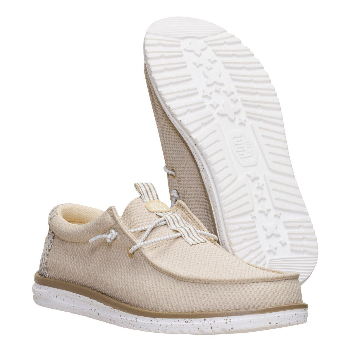 HEY DUDE WALLY MESH NEUTRALS ISLAND