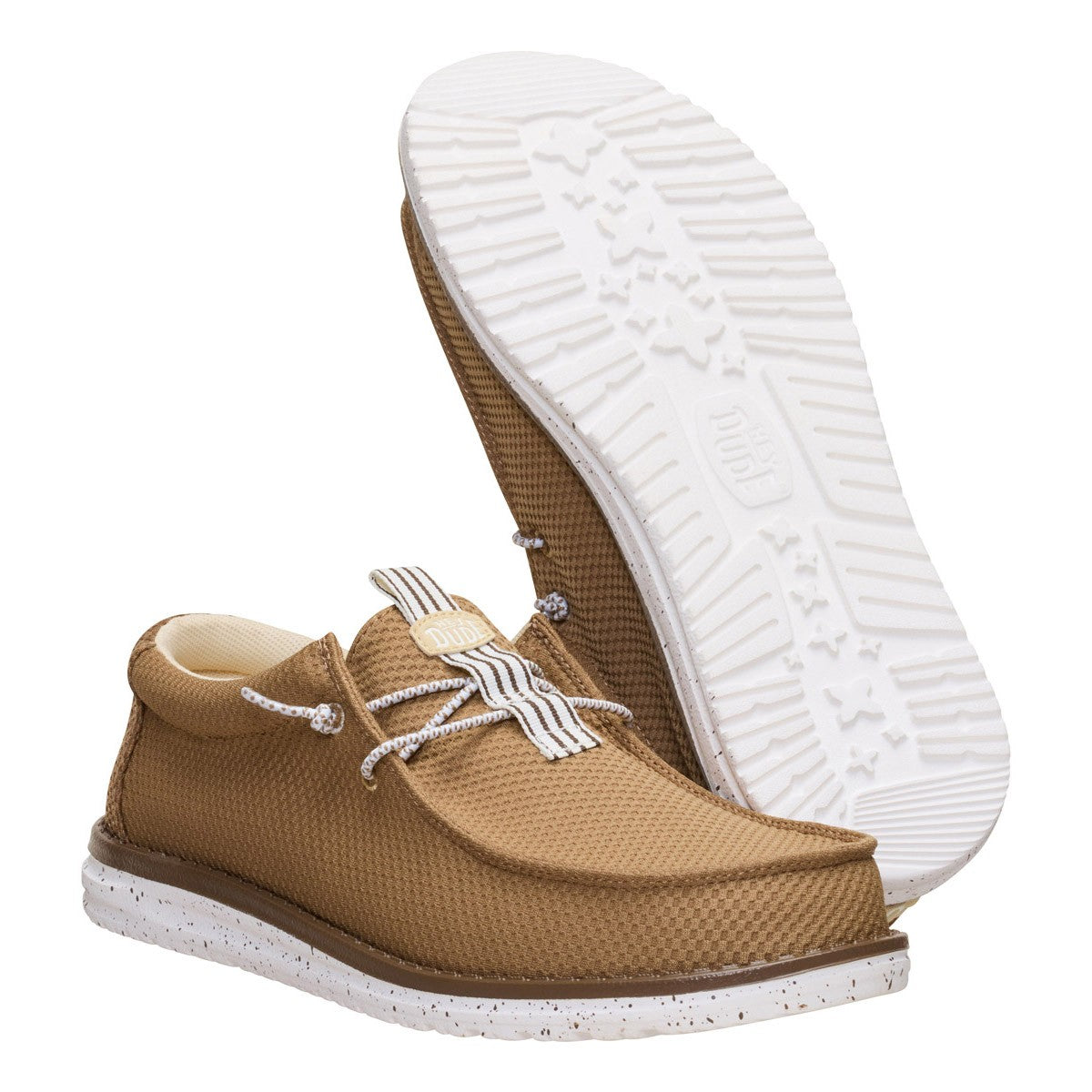 HEY DUDE WALLY MESH NEUTRALS MALT BROWN