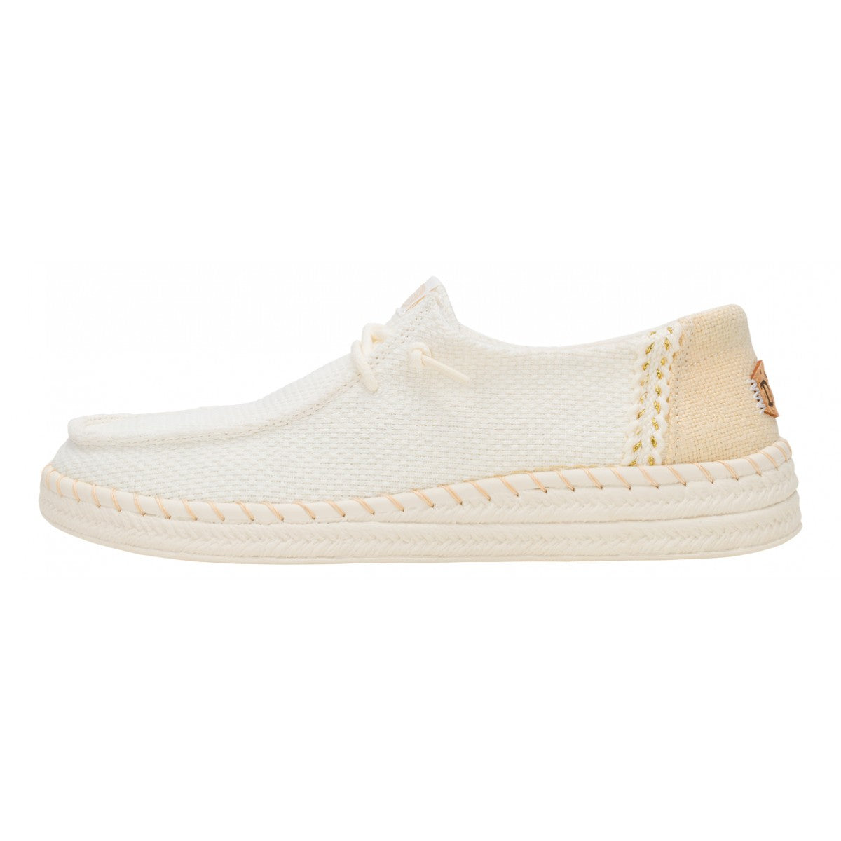 HEY DUDE WENDY ESPADRILLE WOVEN WHITE