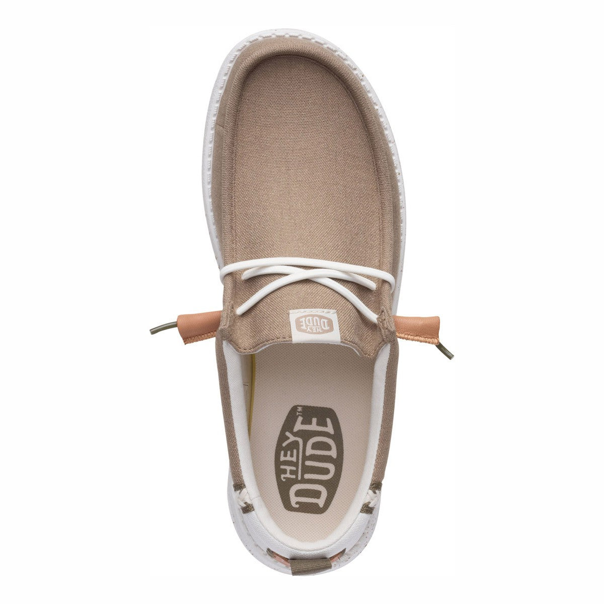 HEY DUDE WALLY SUMMER LINEN TIMBER SILVER
