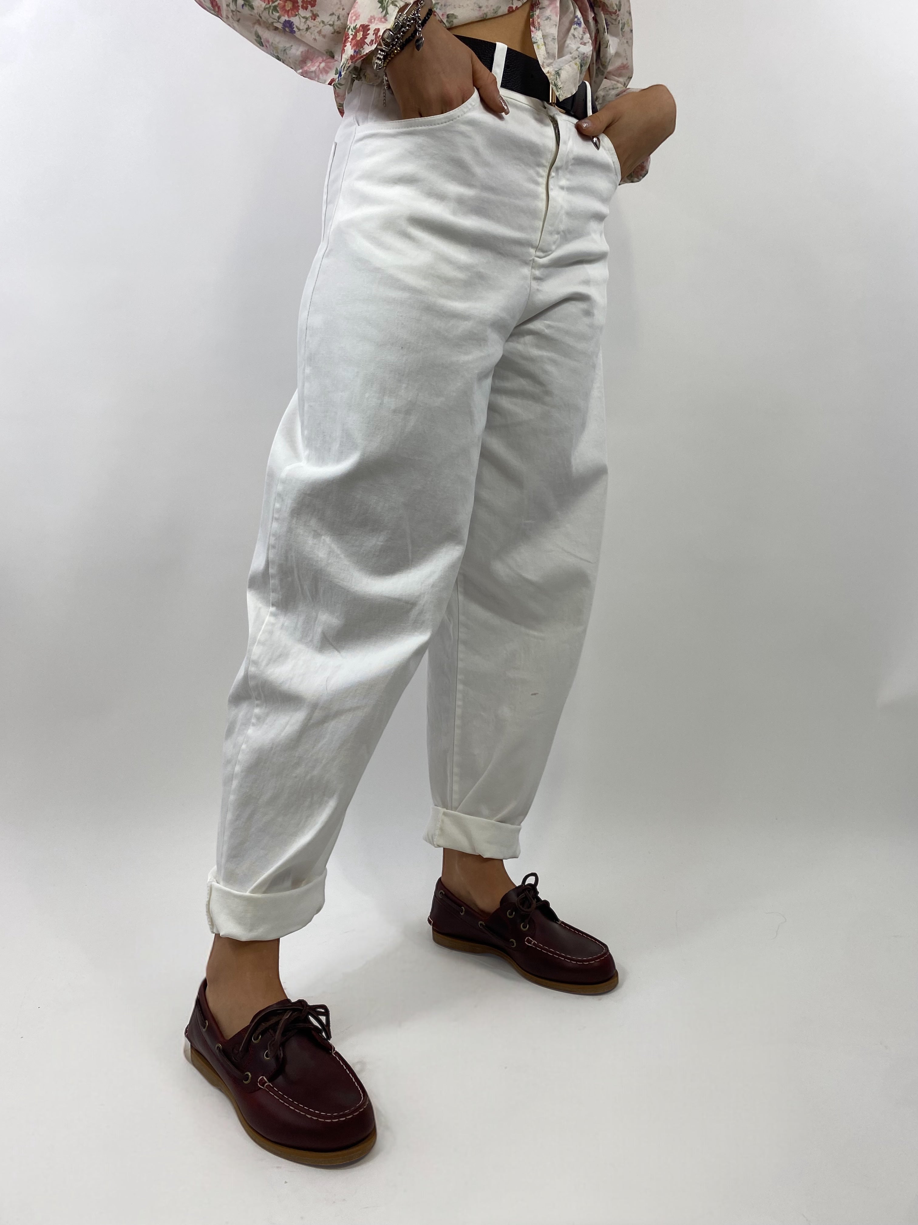 SUSY MIX PANTALONE OVETTO LATTE