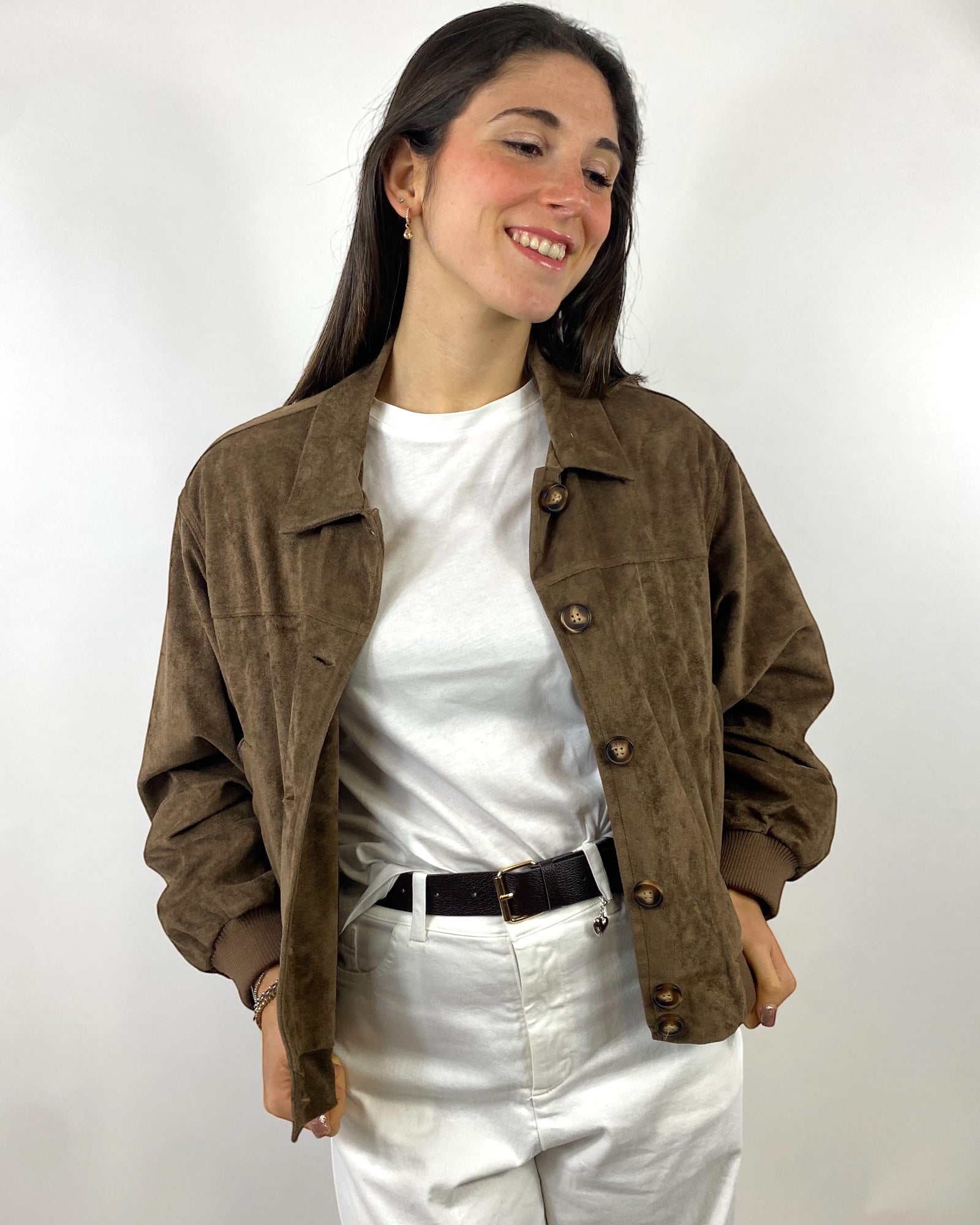 SUSY MIX BOMBER ECO-DAINETTO MORO