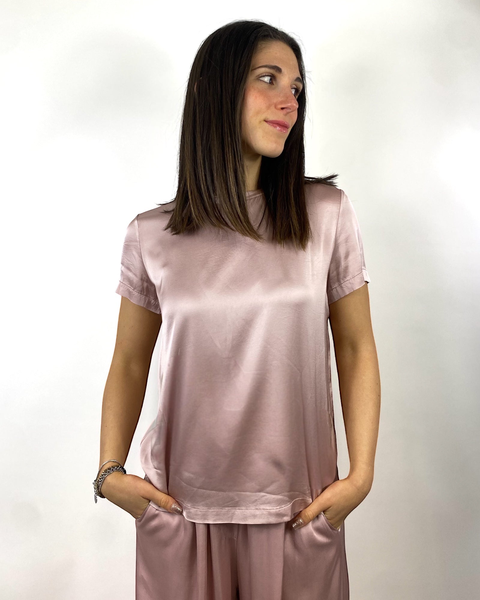 CECILE MAGLIETTA RASO ROSA