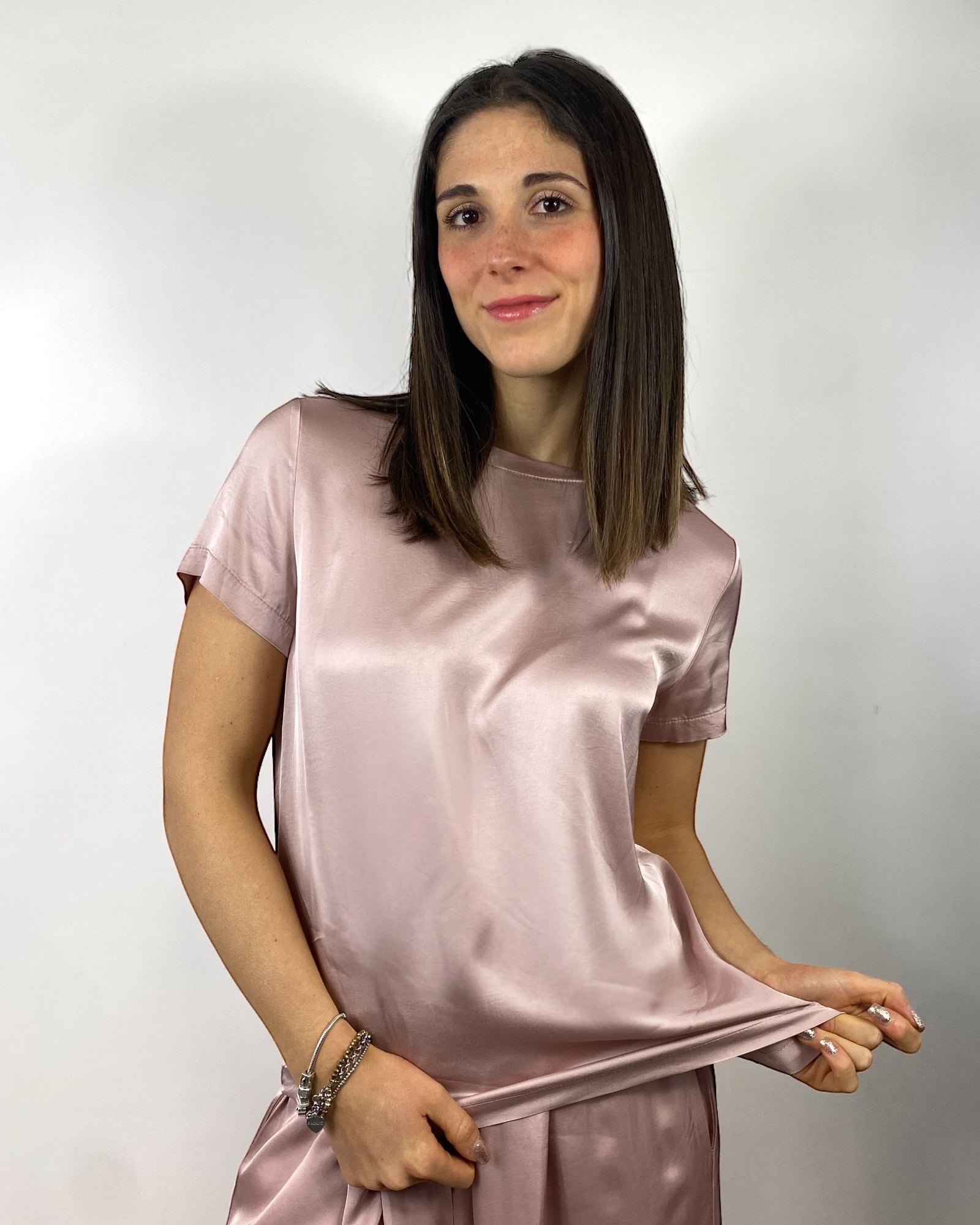 CECILE MAGLIETTA RASO ROSA