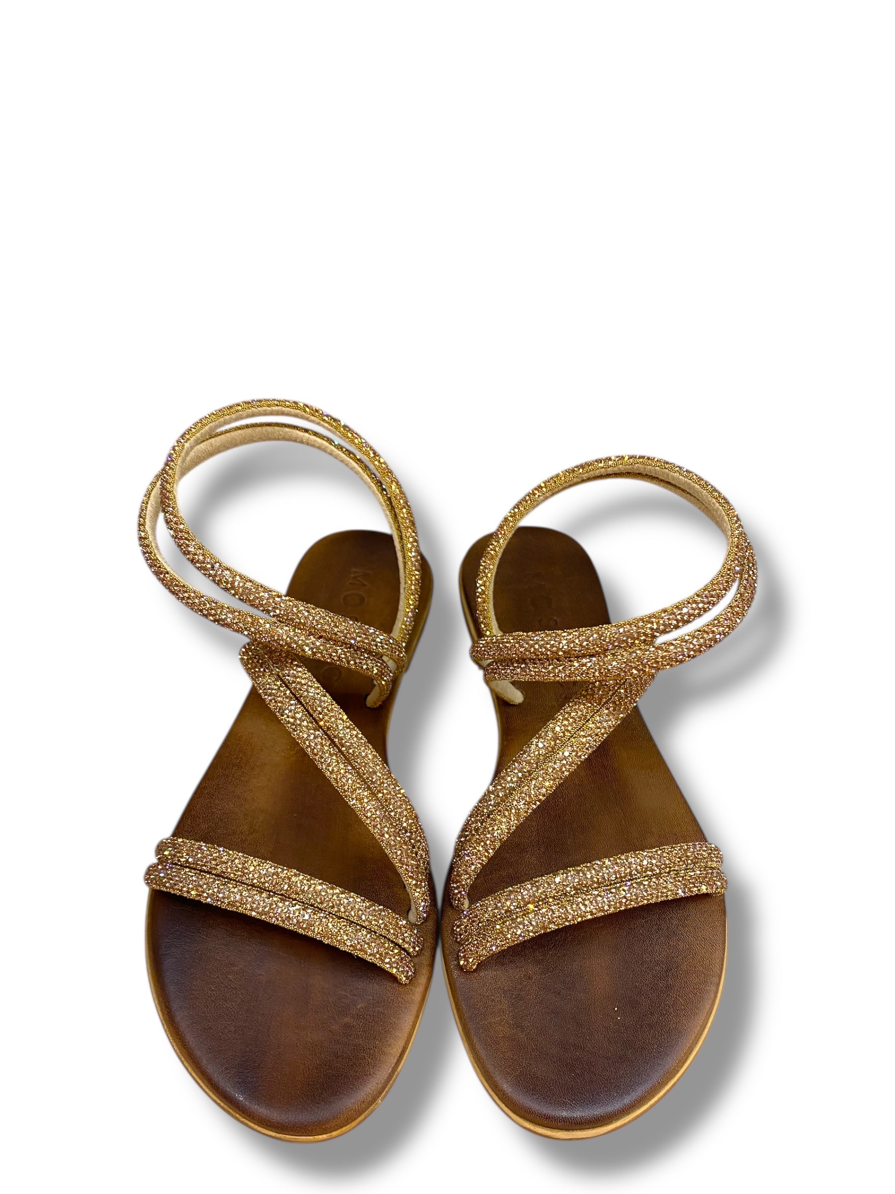 MOSAIC SANDALI STRASS ORO