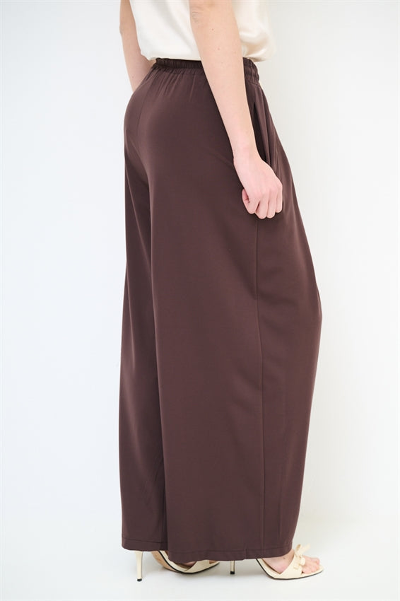 KIKISIX PANTALONE COULISSE TESTA DI MORO