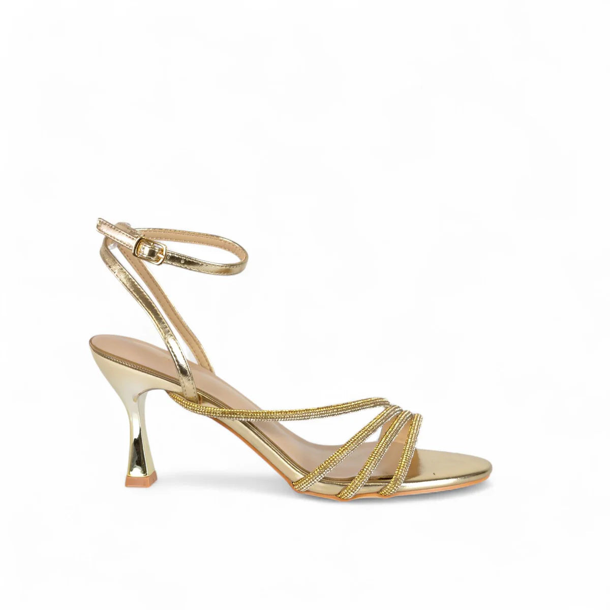 CRISTIN SANDALO STRASS PLATINO