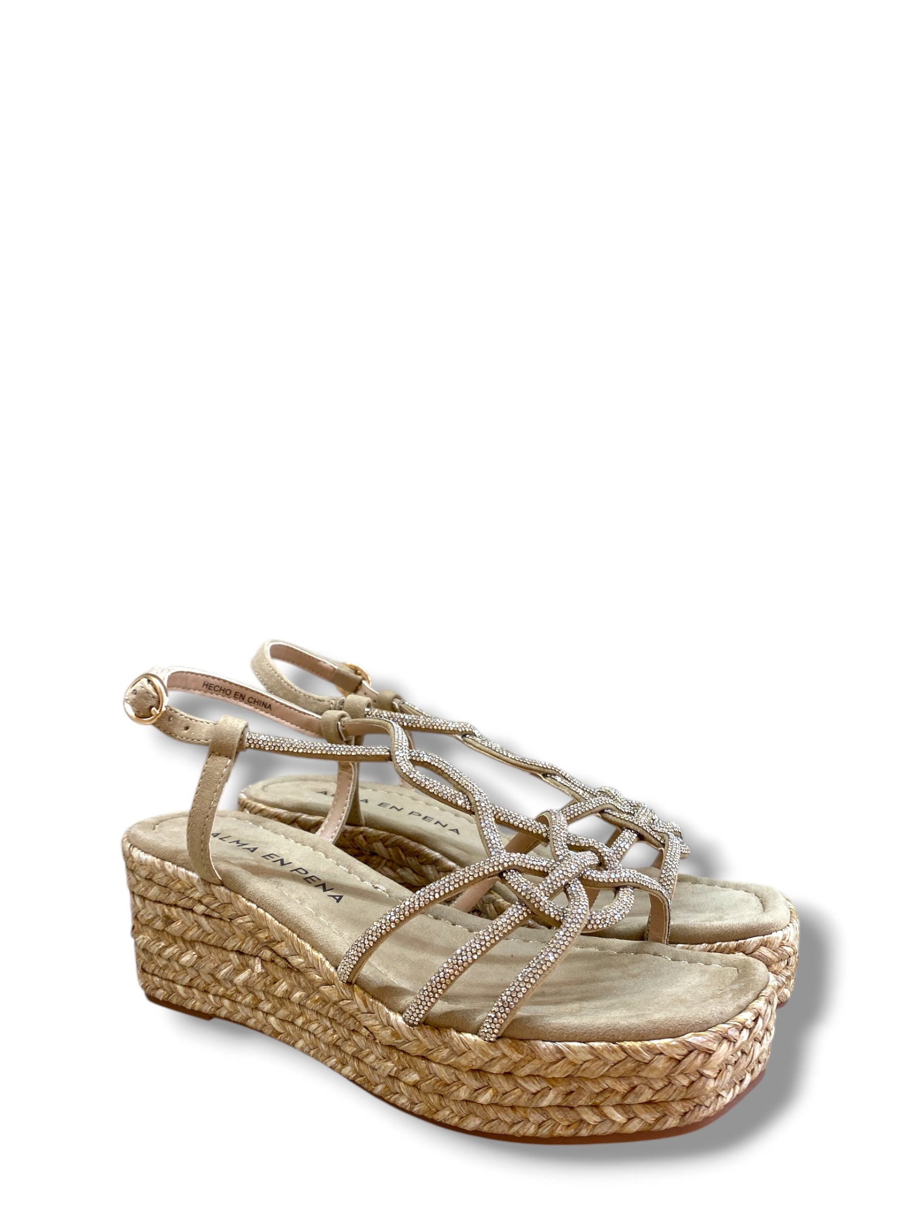 ALMA EN PENA SANDALO ZEPPA STRASS PICCOLI