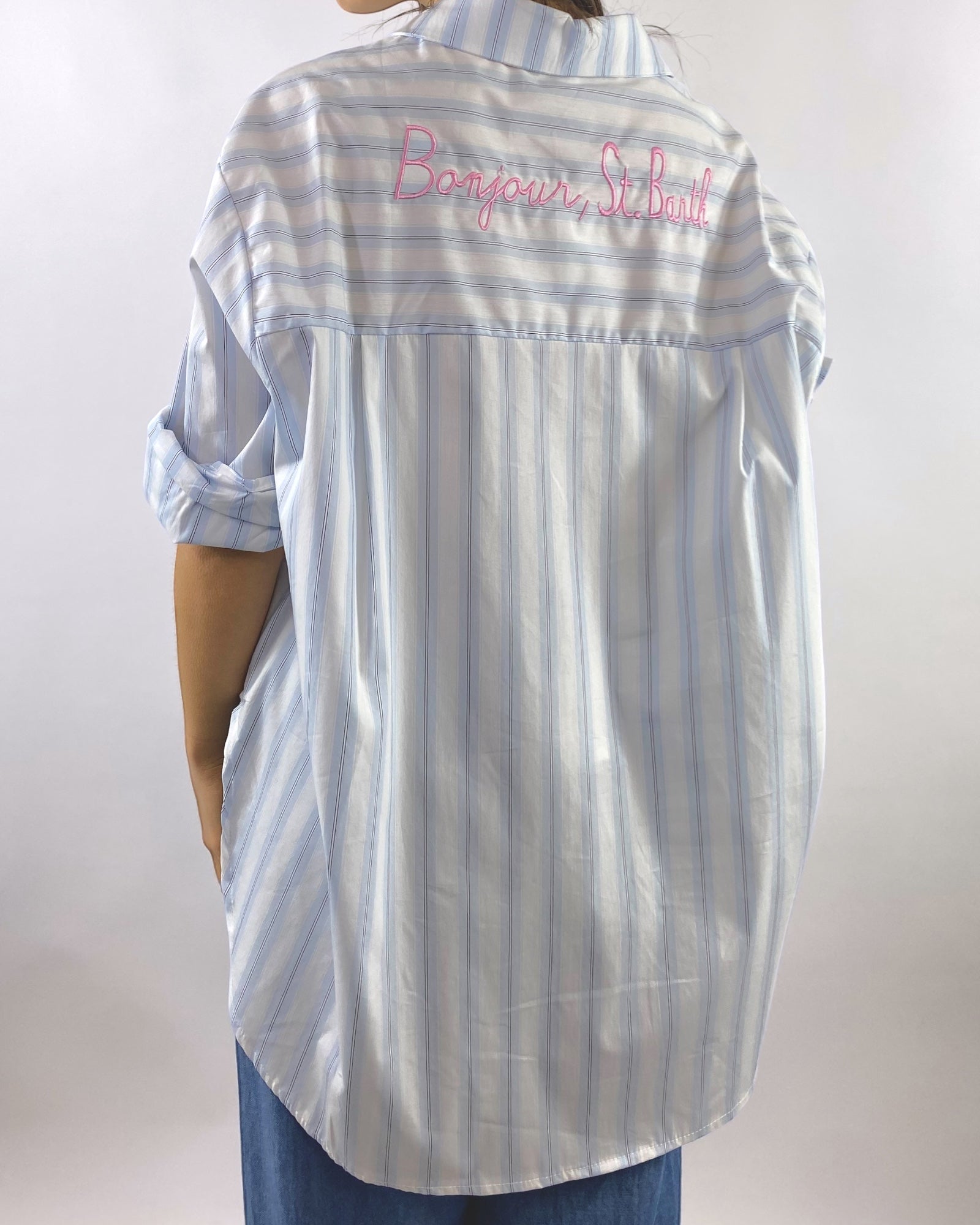 CECILE CAMICIA OVER RIGHE