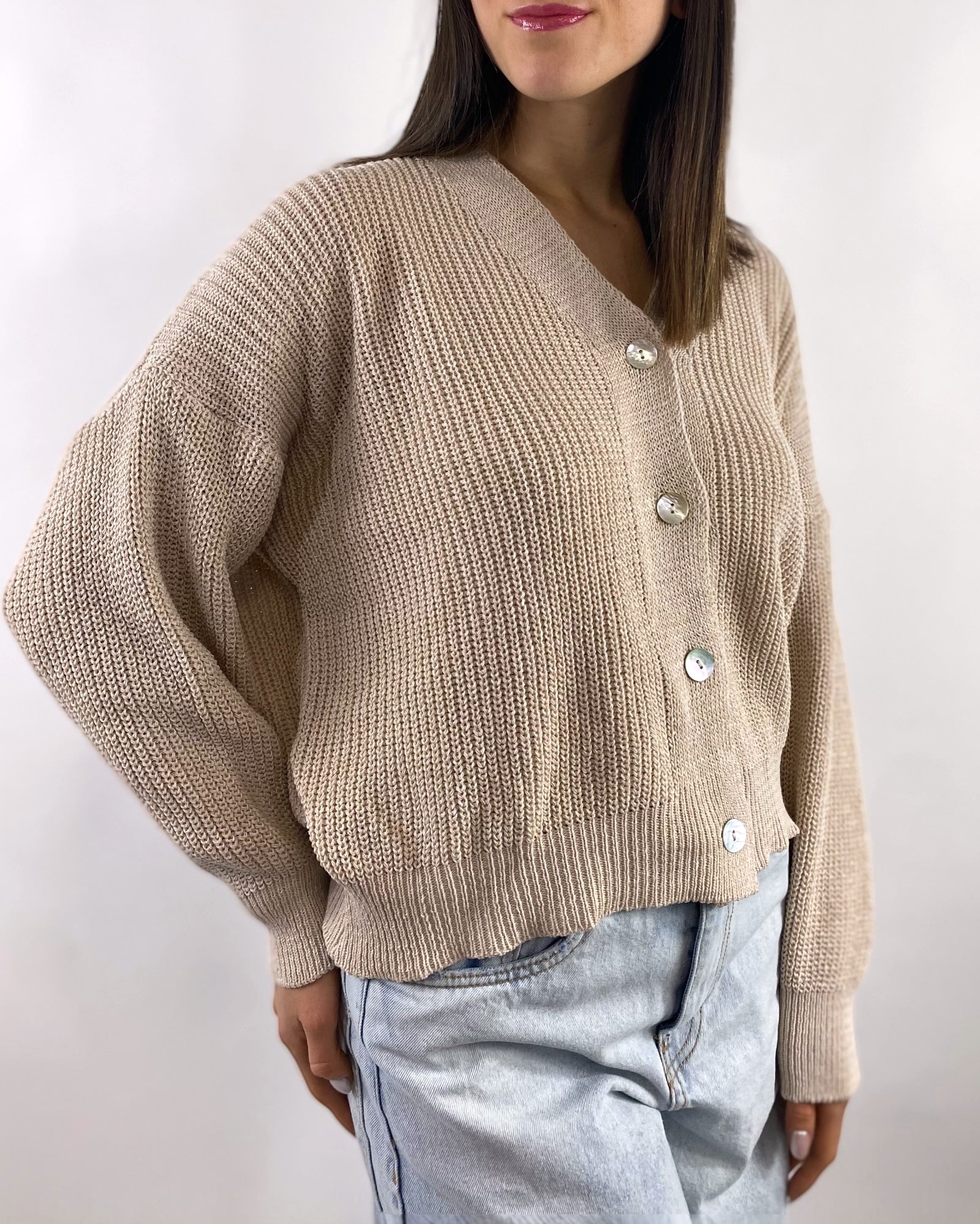 SUSY MIX CARDIGAN COSTA INGLESE CORDA