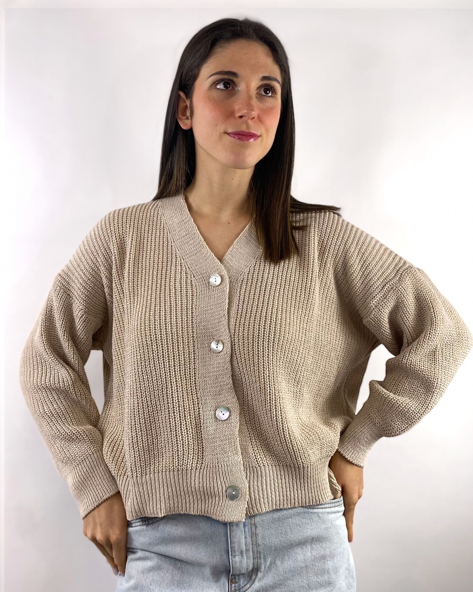 SUSY MIX CARDIGAN COSTA INGLESE CORDA