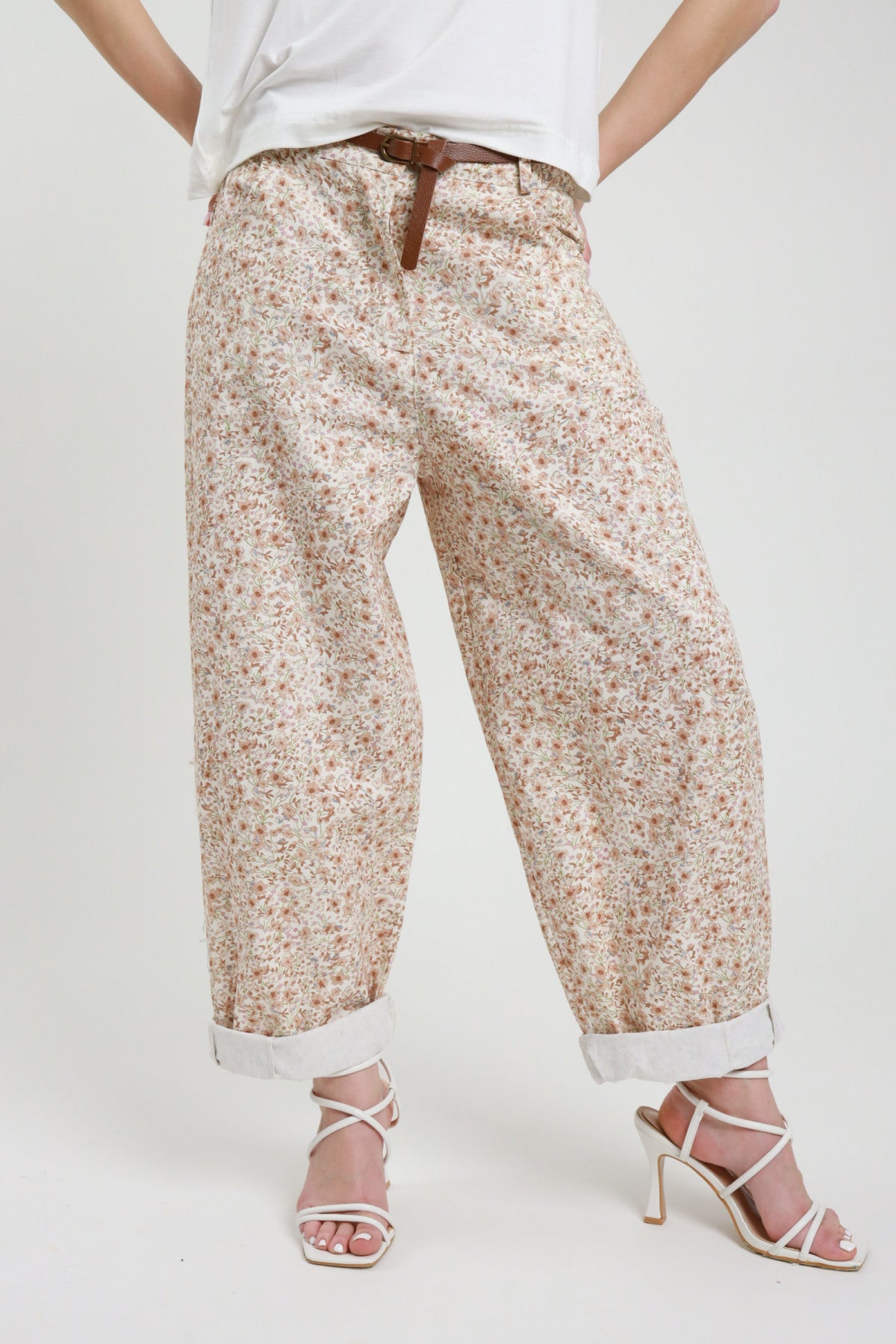 SUSY MIX PANTALONE FLOREALE