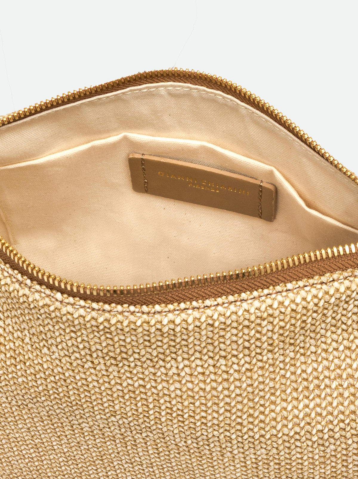 GIANNI CHIARINI NORA POUCH NATURALE