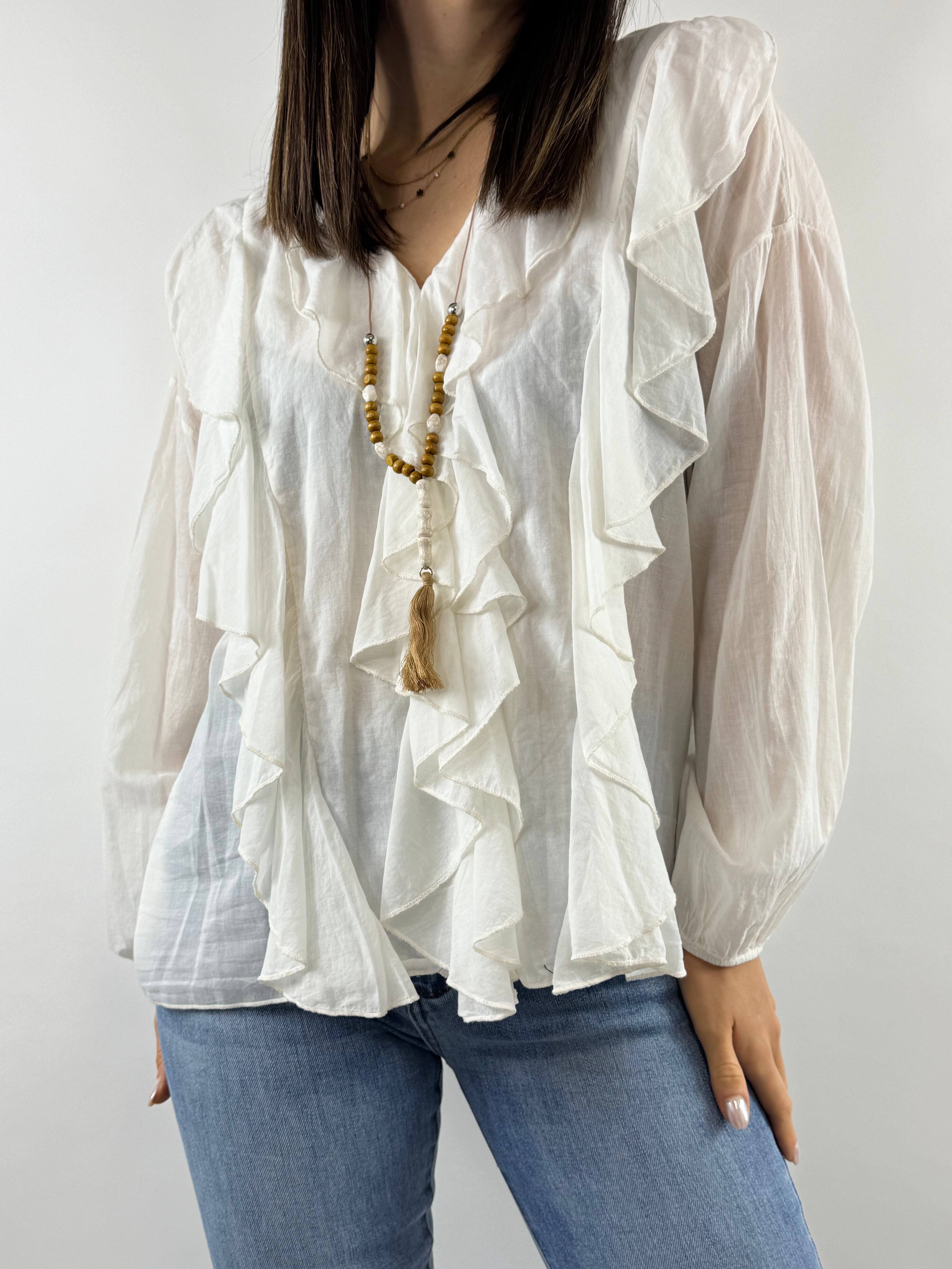 SUSY MIX CAMICIA CON COLLANA BURRO