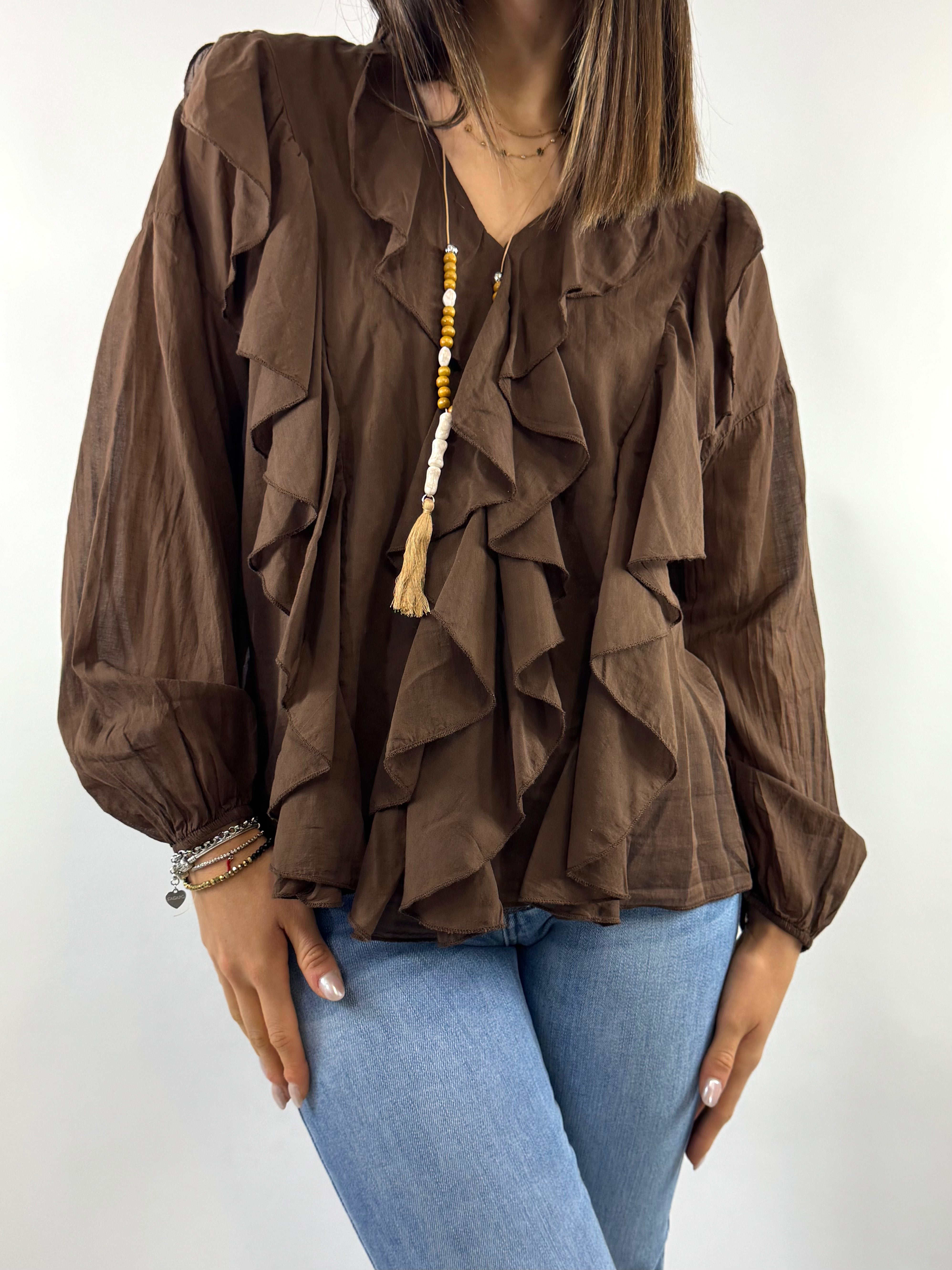 SUSY MIX CAMICIA CON COLLANA MORO
