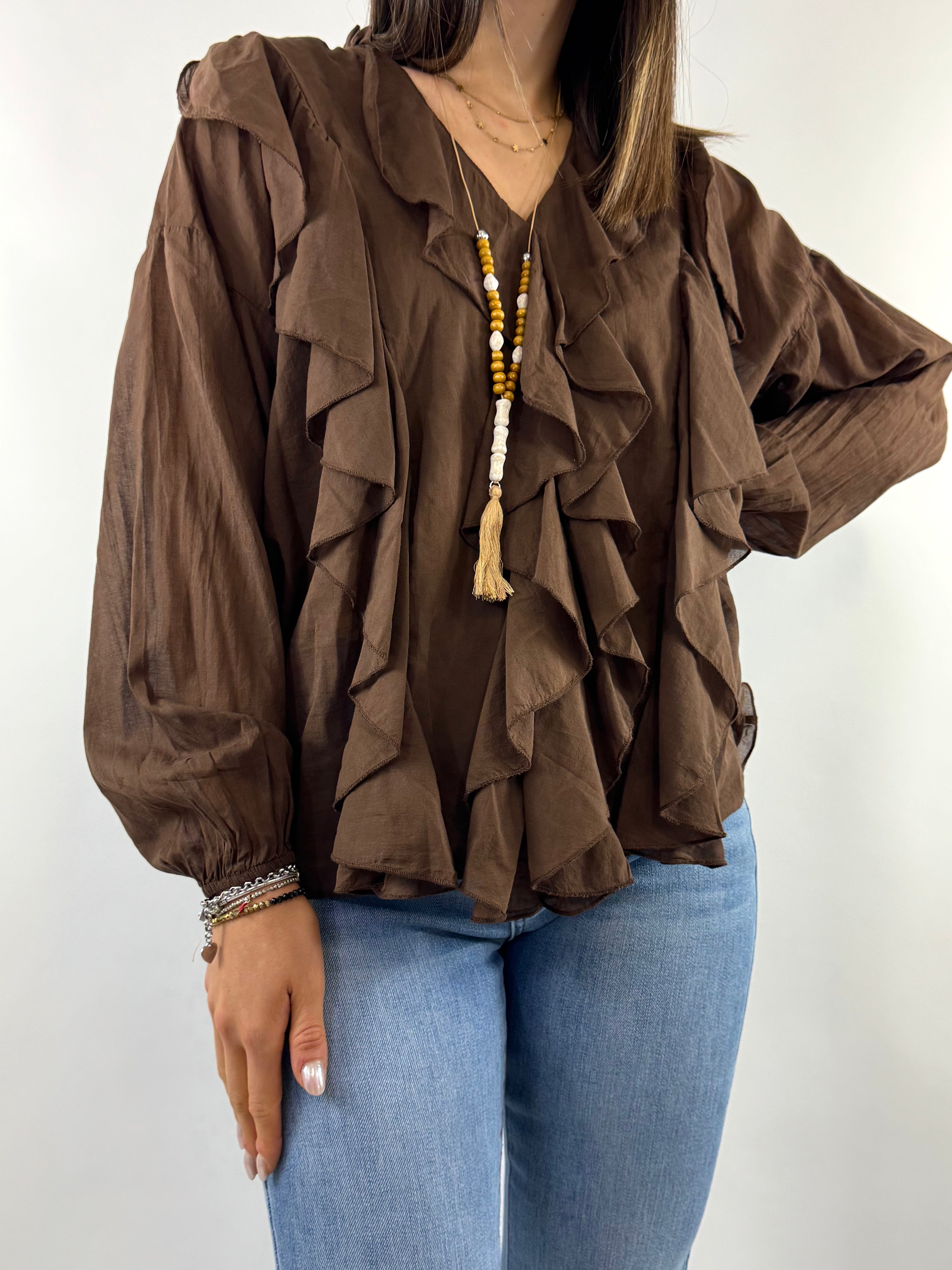 SUSY MIX CAMICIA CON COLLANA MORO