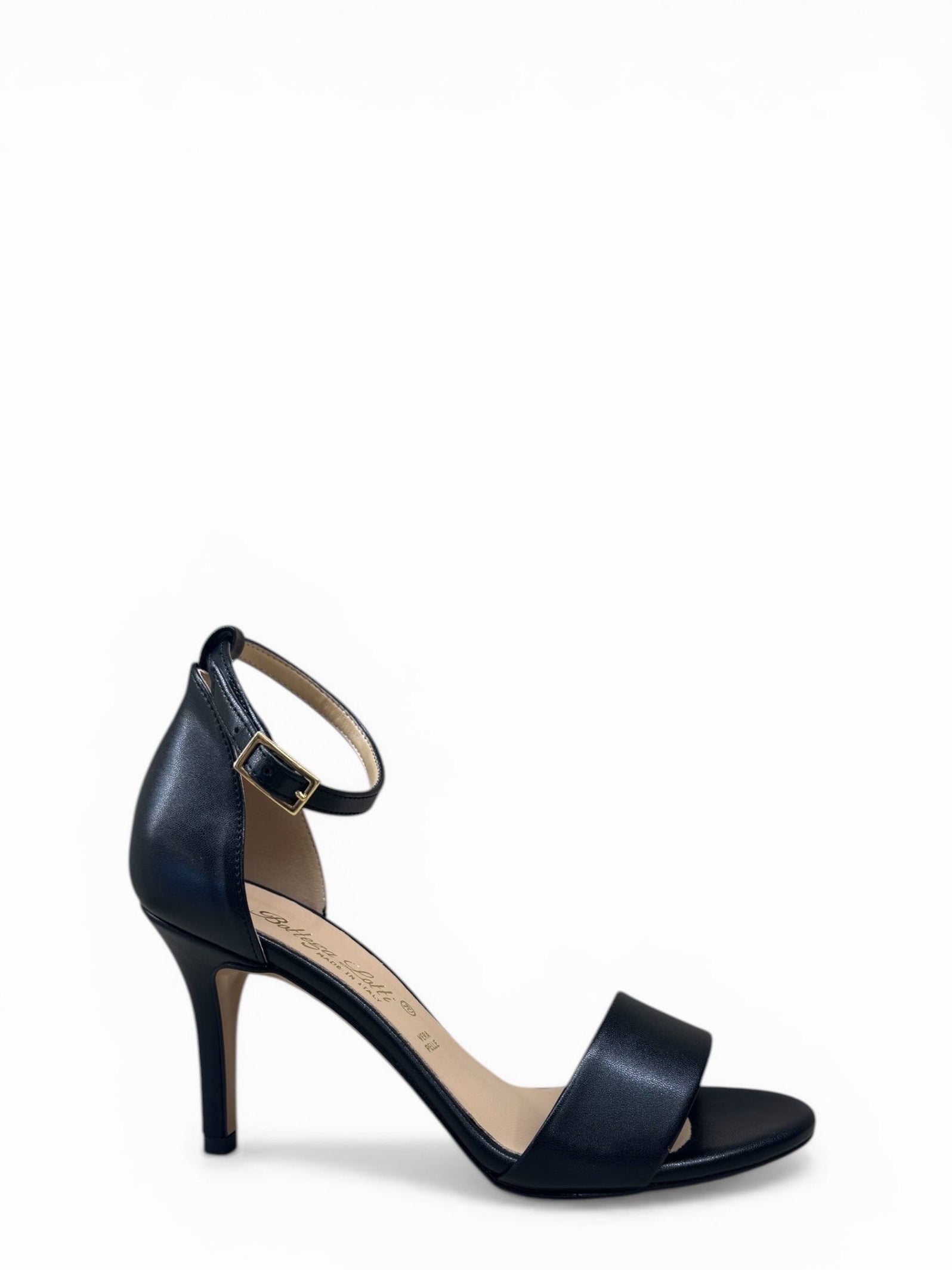 BOTTEGA LOTTI SANDALO TACCO ALTO NERO