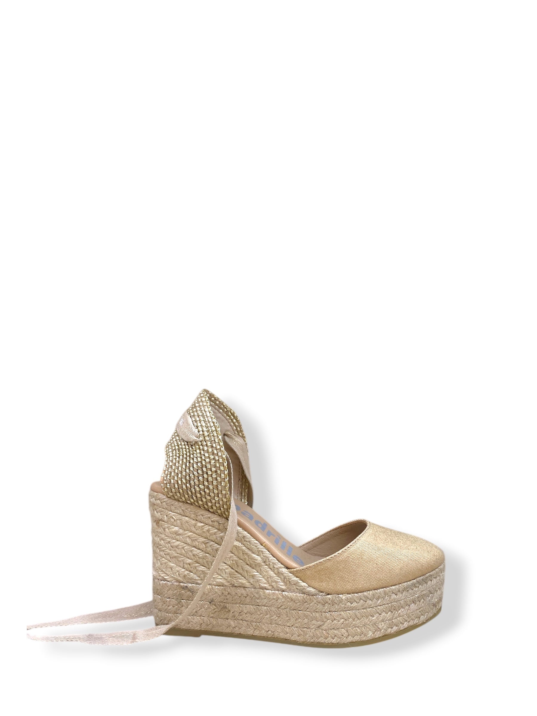ESPADRILLES ADRIA LAME BEIGE