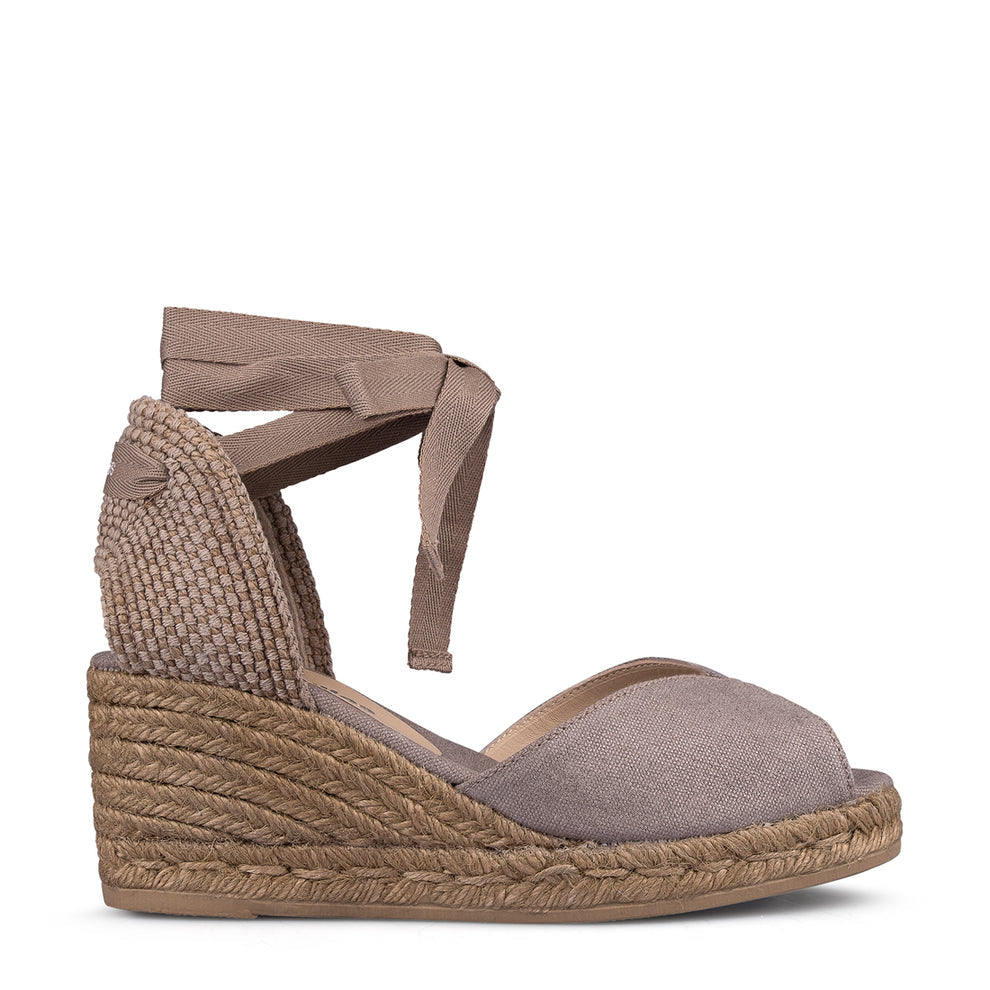 ESPADRILLES RAUL LAME TAUPE