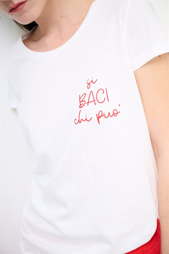 KIKISIX T-SHIRT ‘SI BACI CHI PUÒ’