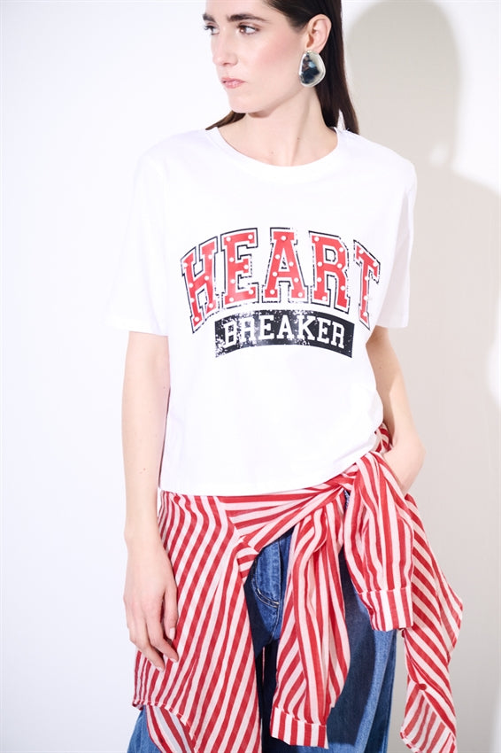 KIKISIX T-SHIRT ‘HEART BREAKER’