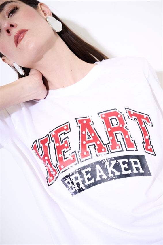 KIKISIX T-SHIRT ‘HEART BREAKER’