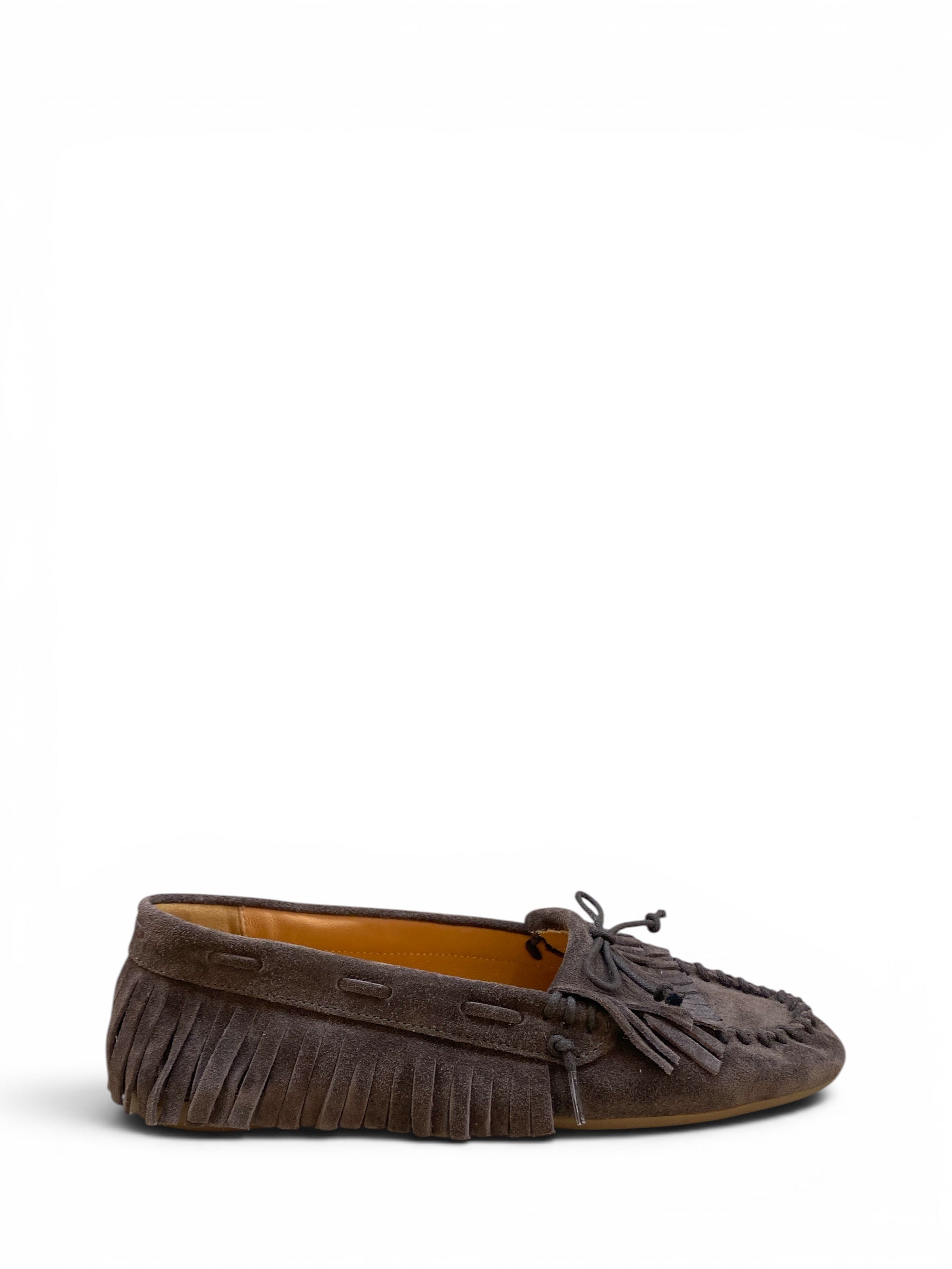 DIVINE FOLLIE MOCASSINO FRANGE MARRONE