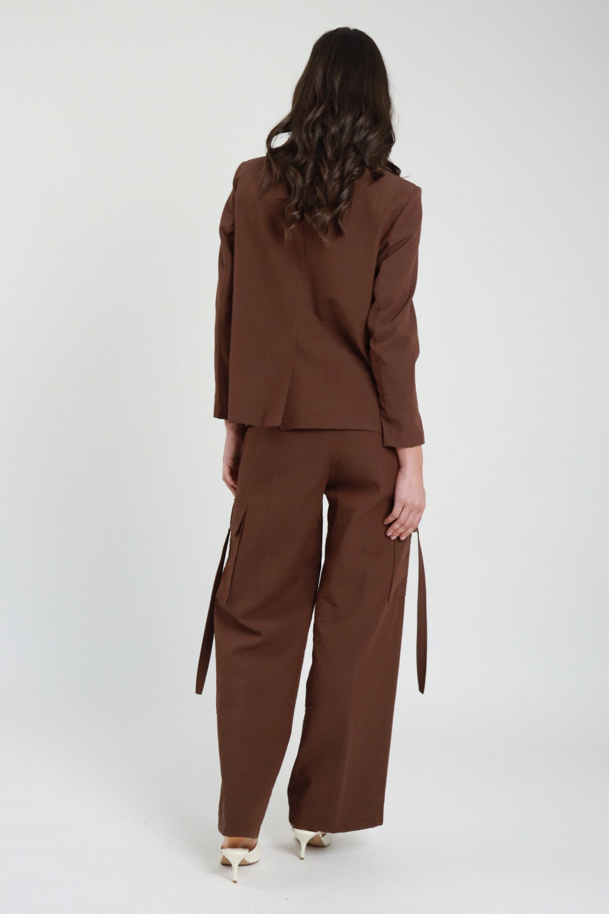 SUSY MIX PANTALONE CARGO CAFFÈ