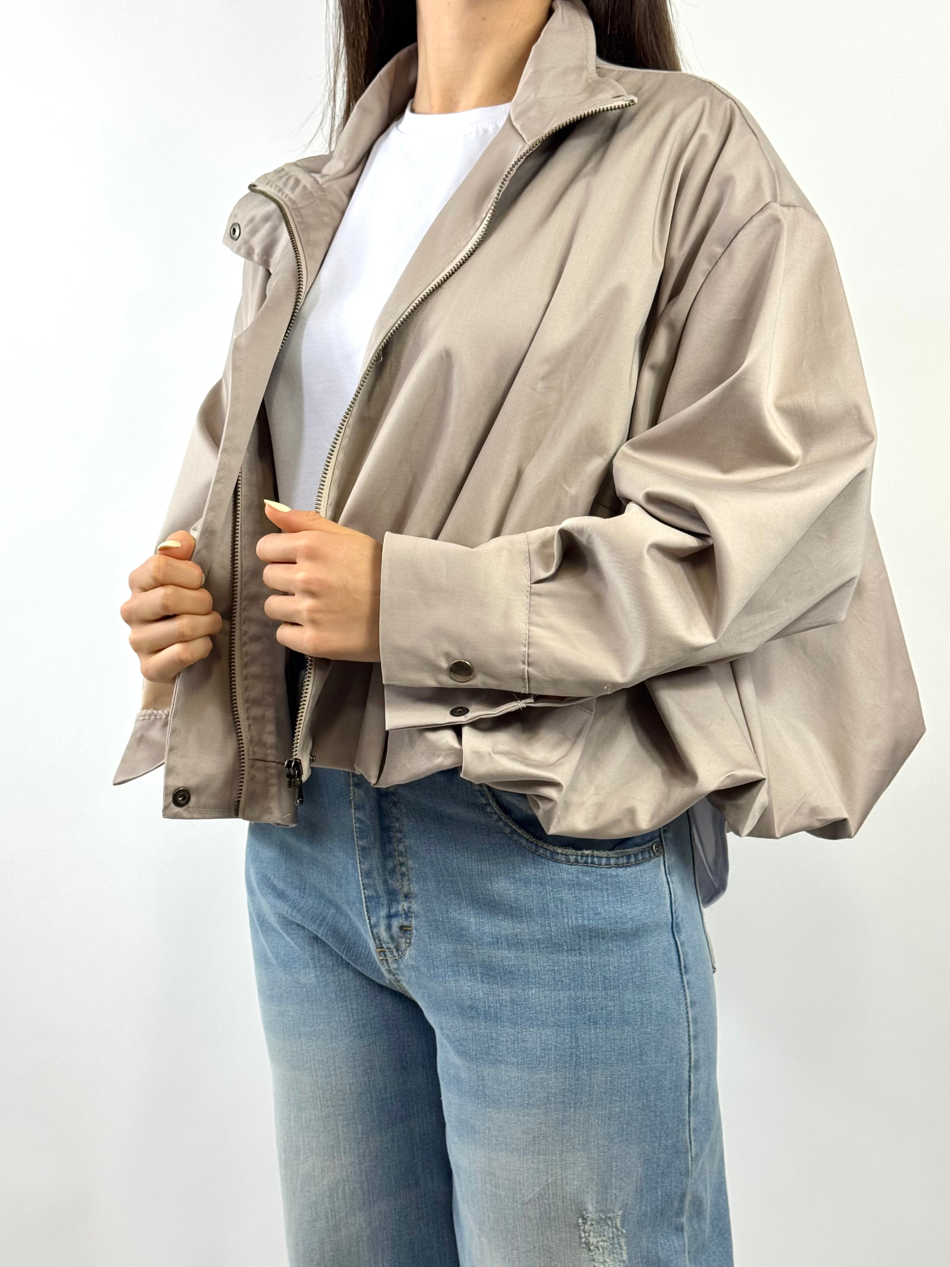 CECILE BOMBER BEIGE
