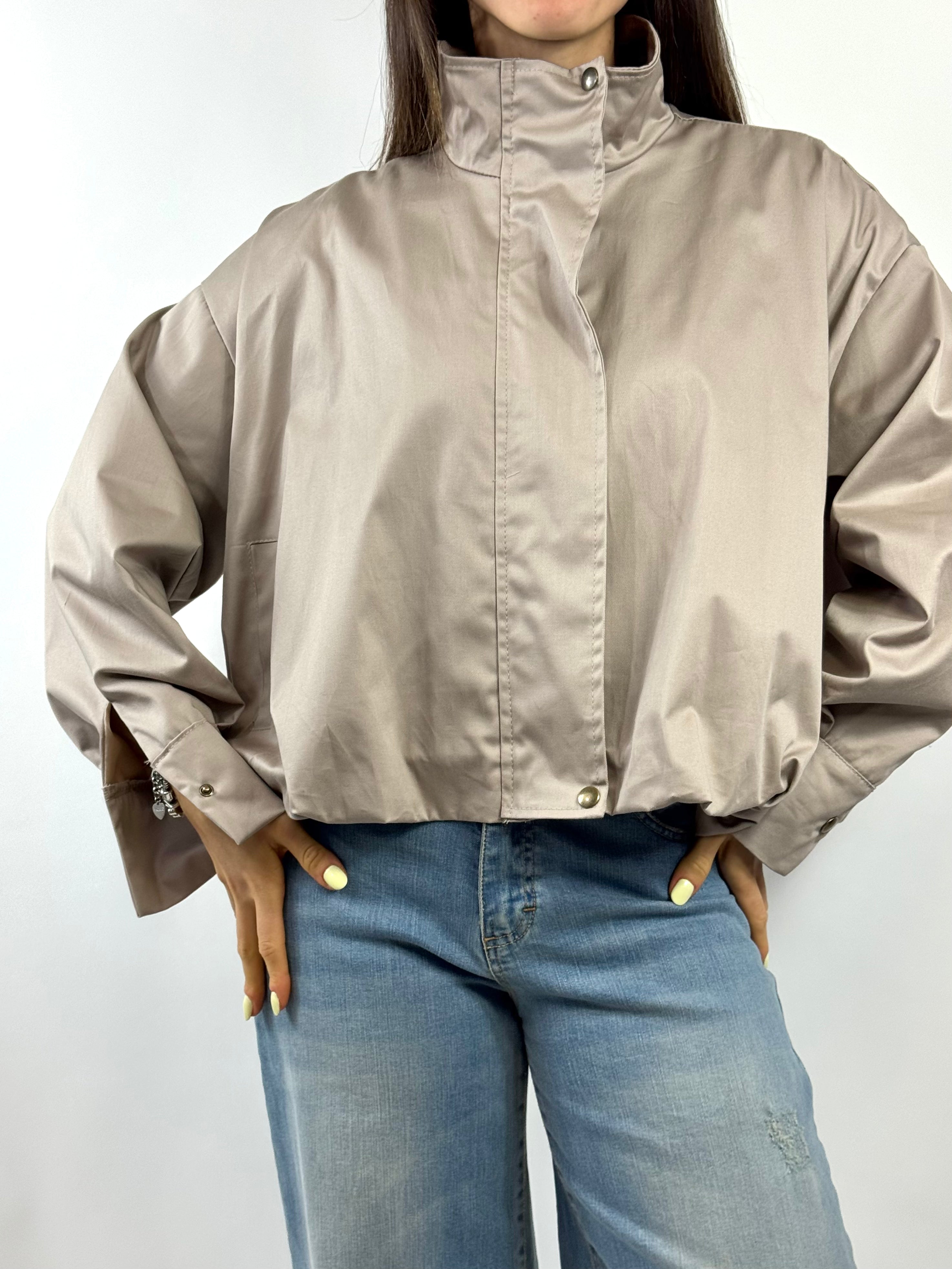 CECILE BOMBER BEIGE
