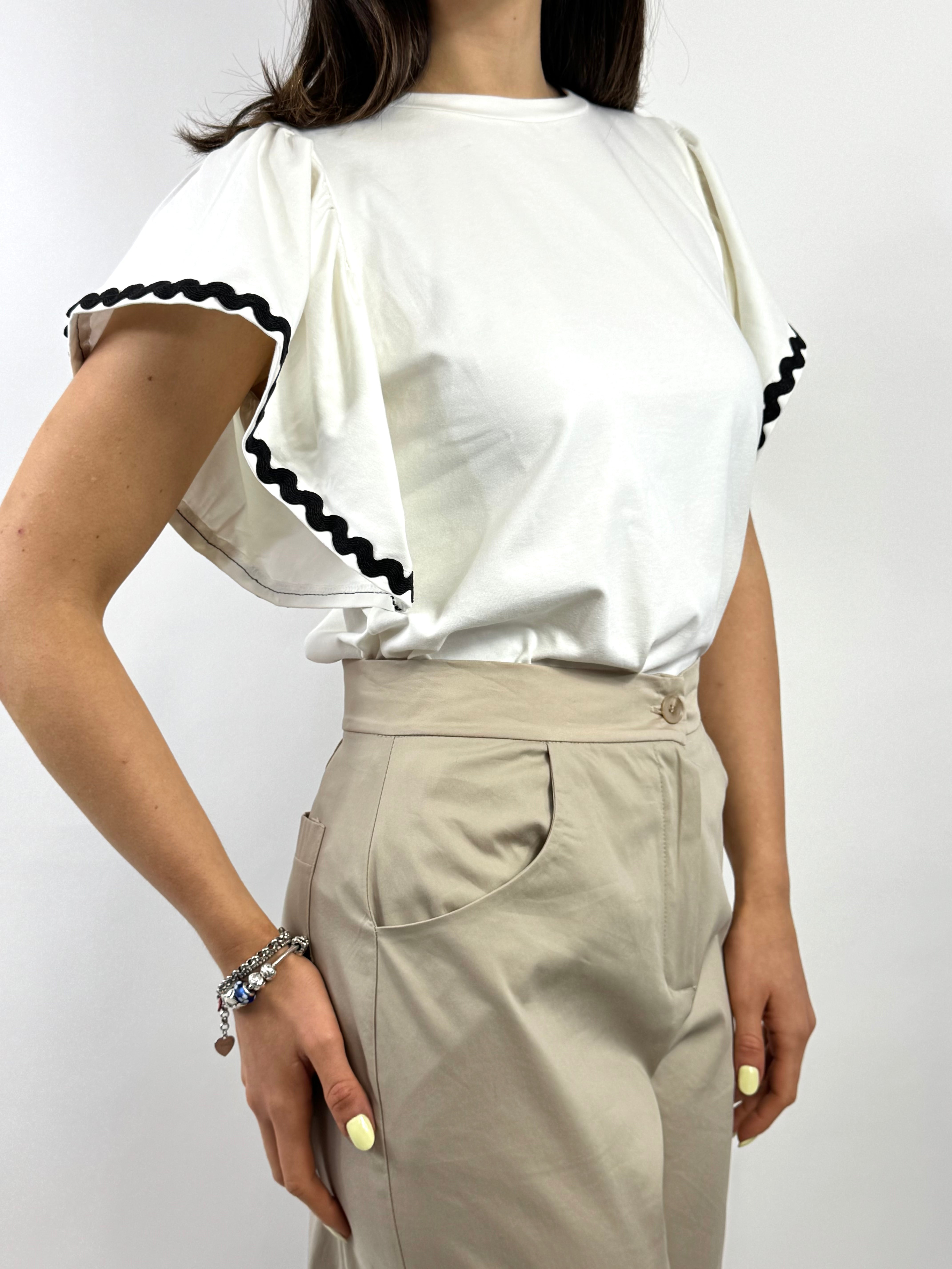 SUSY MIX T-SHIRT ROUGE BIANCA